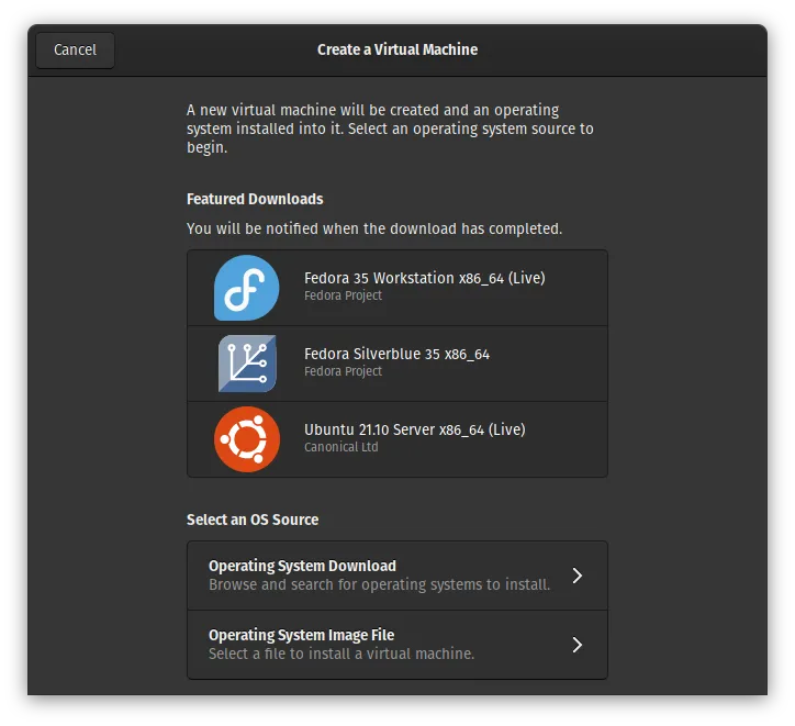 Create a VM
