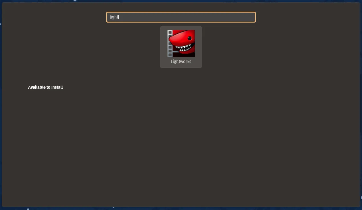 Application Menu