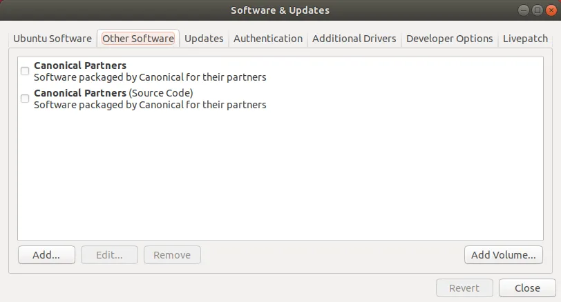 Software & Updates