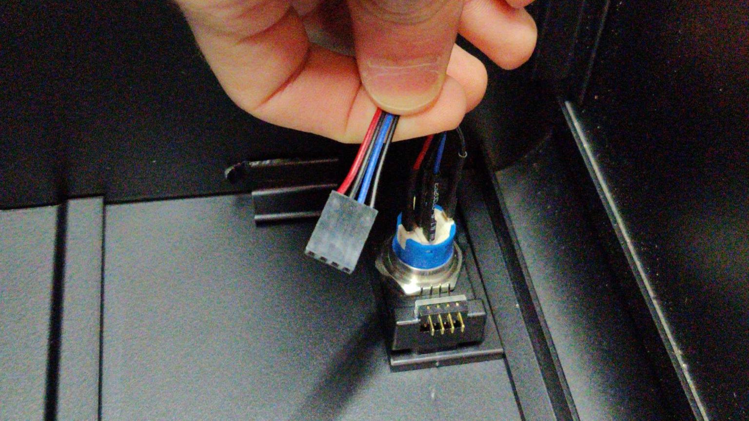 Unplugged power button