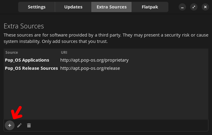 Add button in Repoman (24.04)