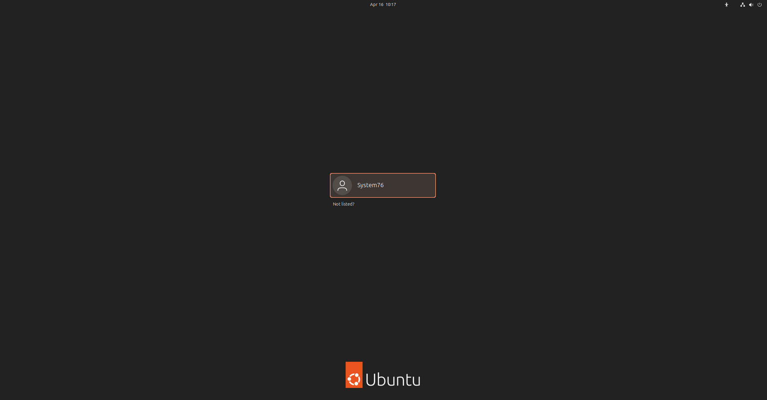 Login Screen 1