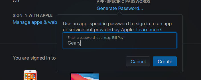 app password