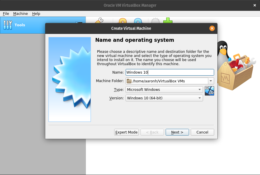 Setting up the Virtual Machine