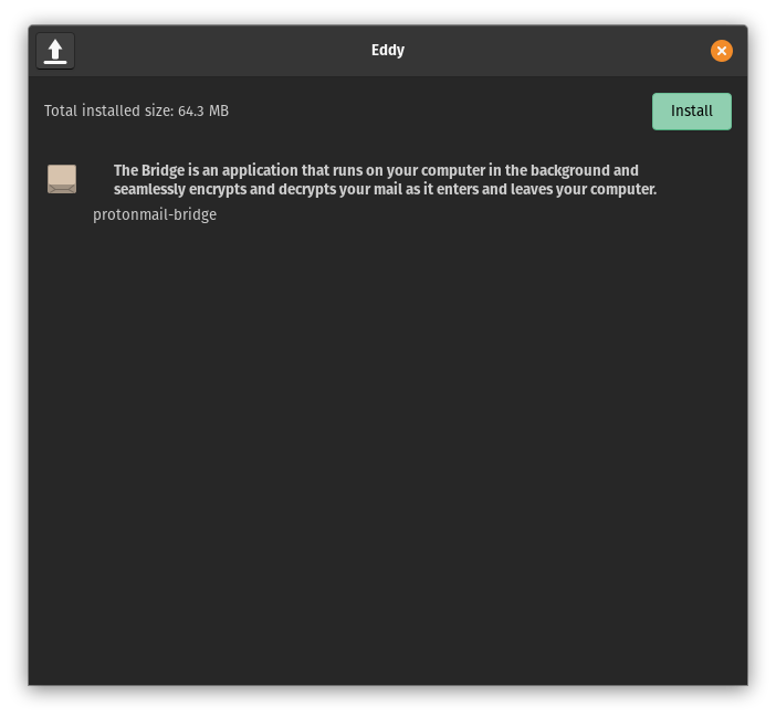 Install ProtonMail Bridge