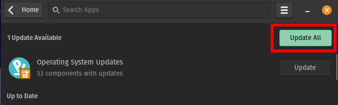 Updates page & button in the Pop!_Shop