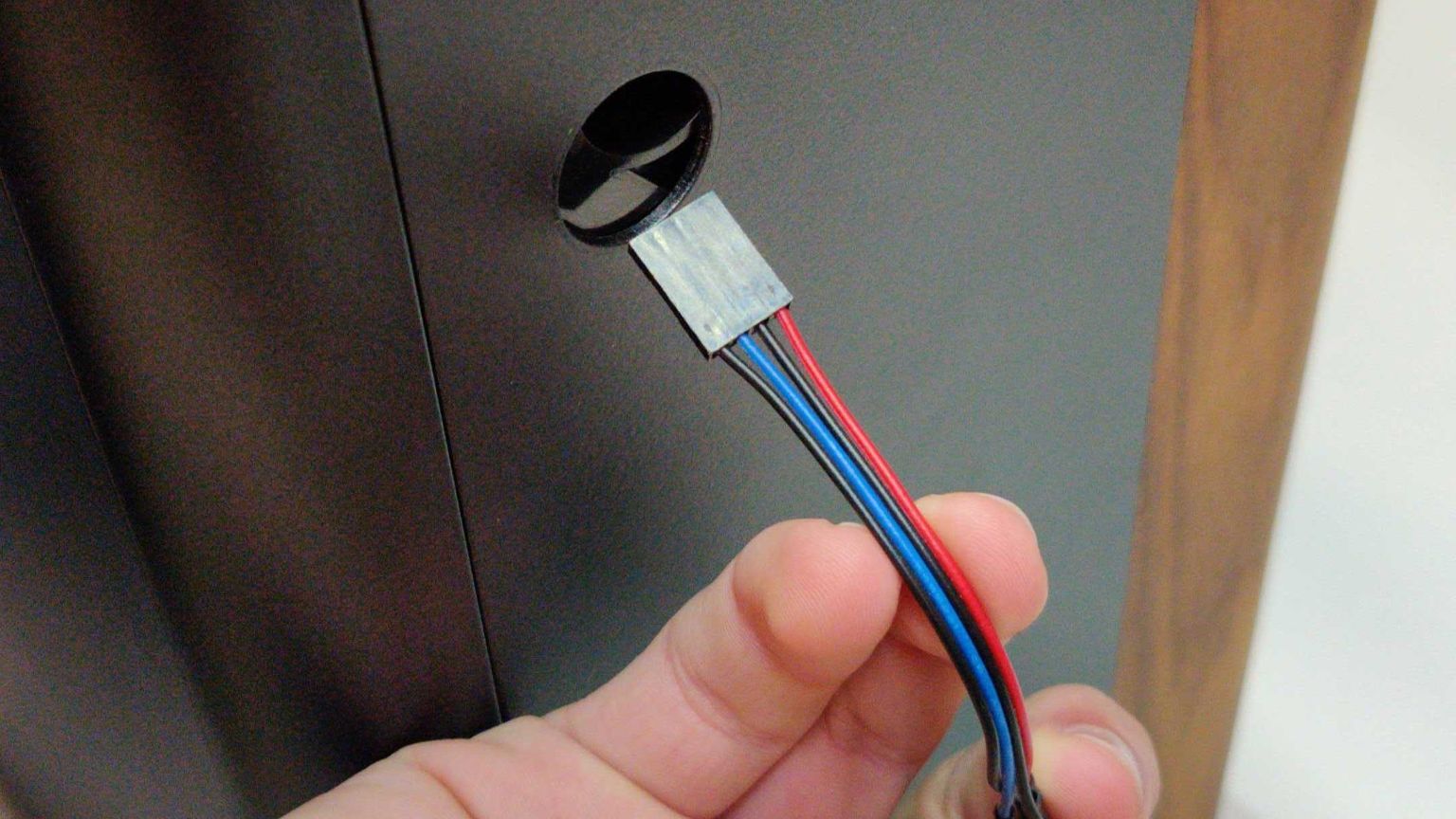 Installing the power button