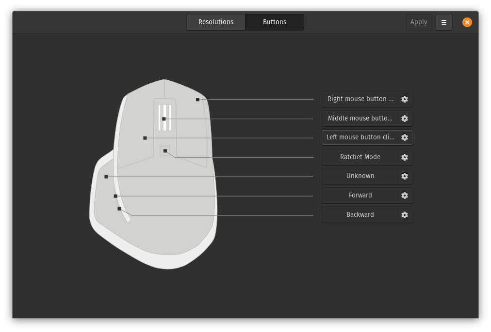 Piper Buttons Window