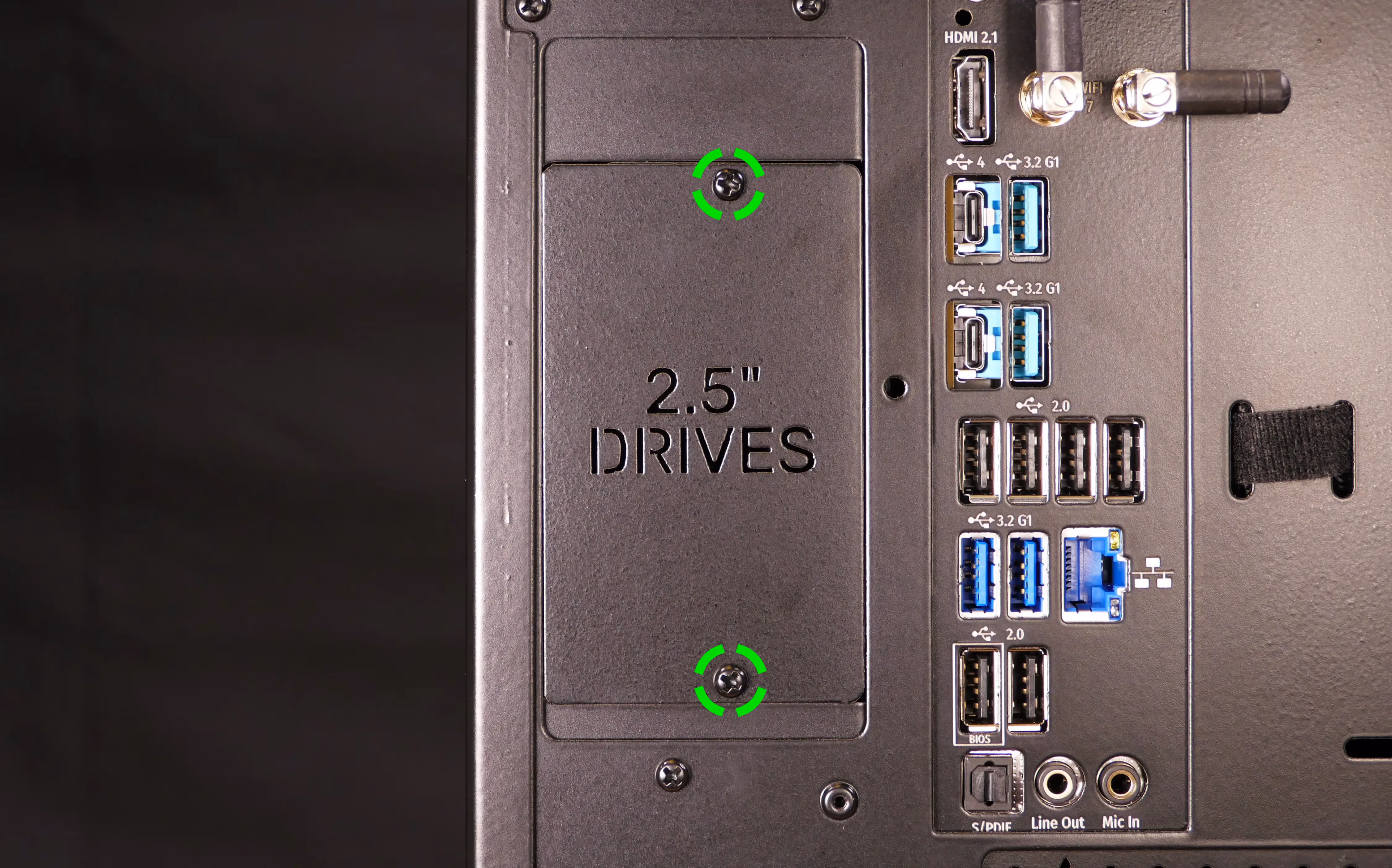 2.5" drive cover