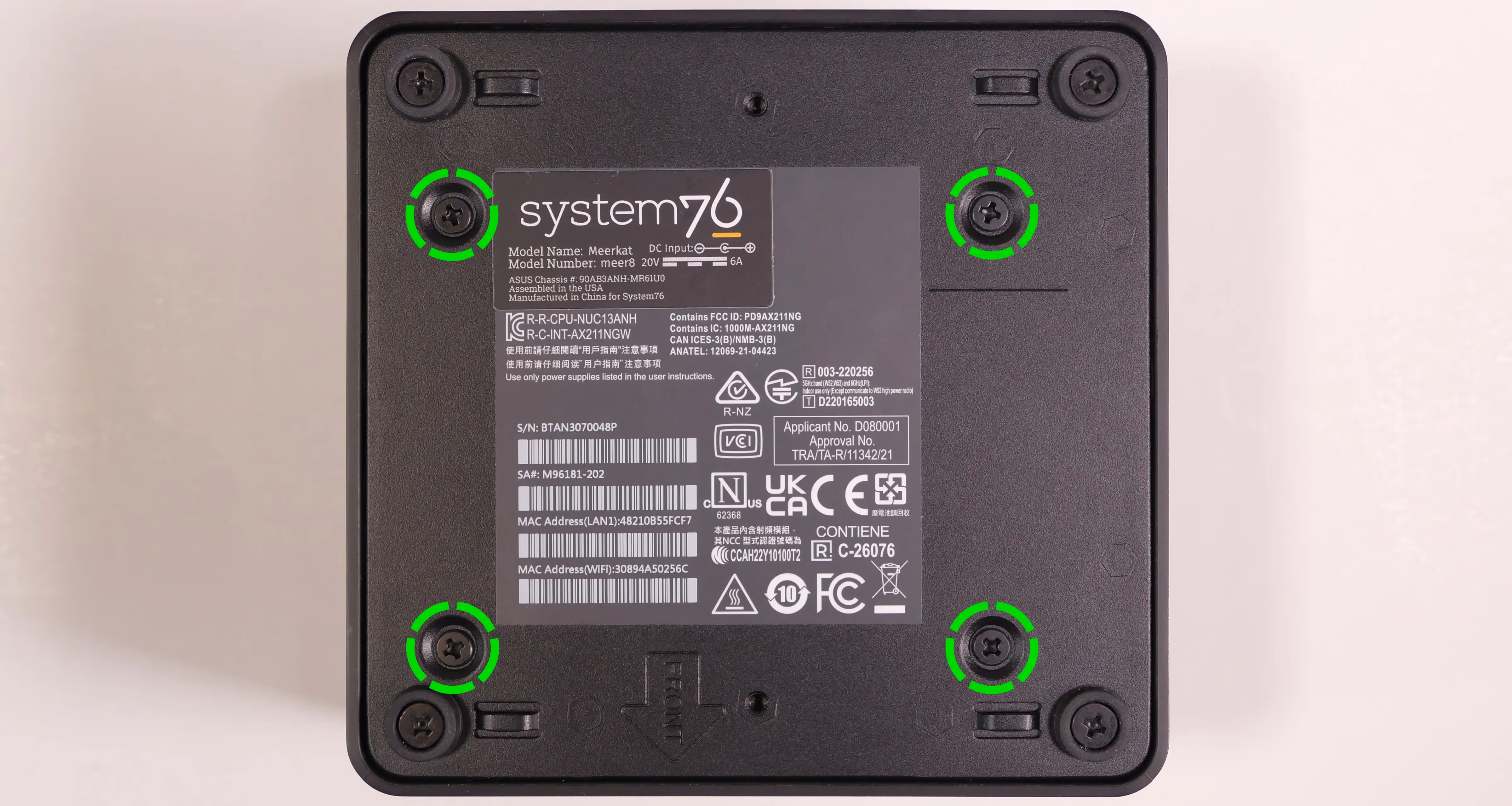 2.5" drive screws