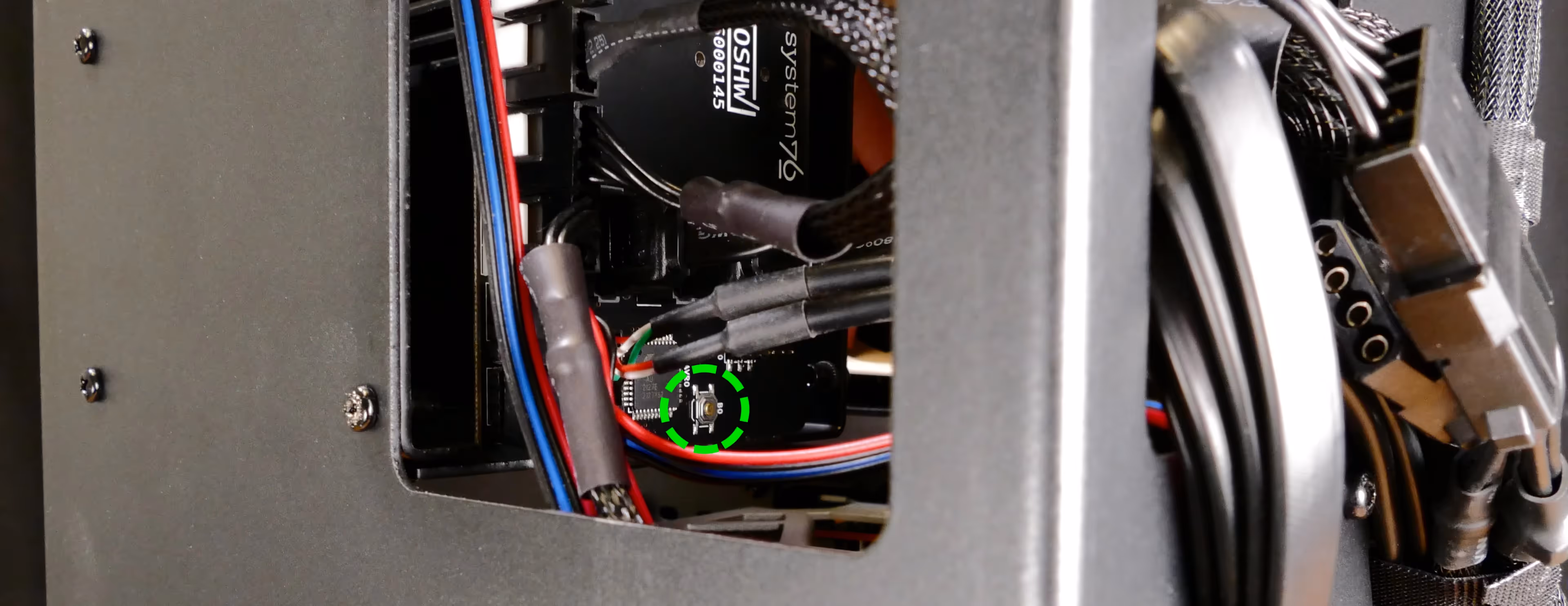 Internal power button