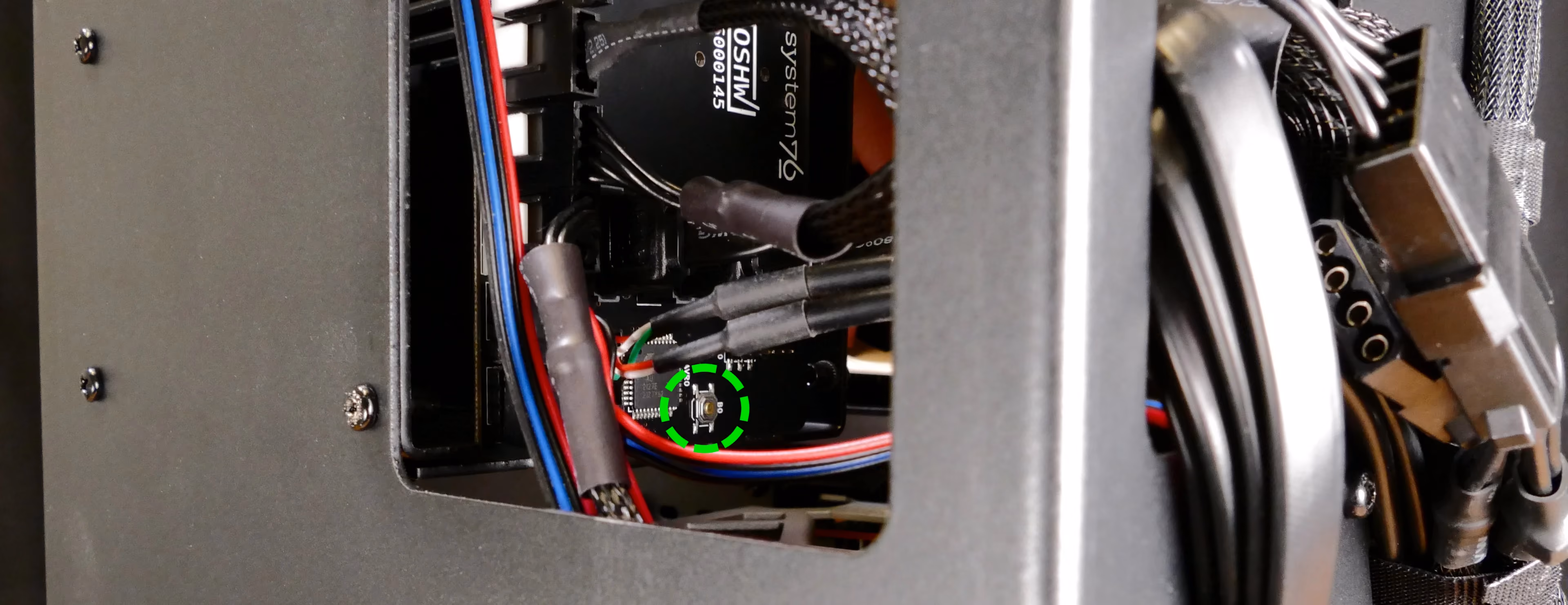 Internal power button