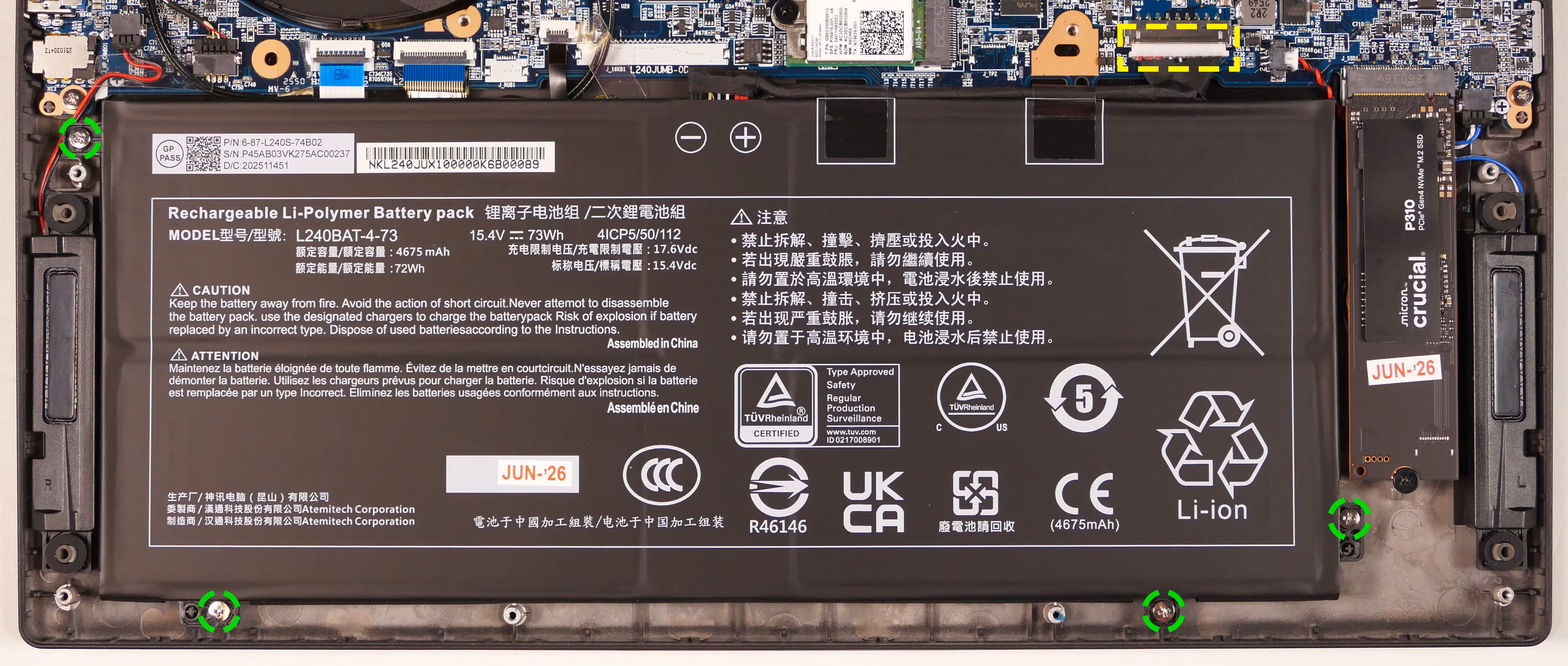 Main battery