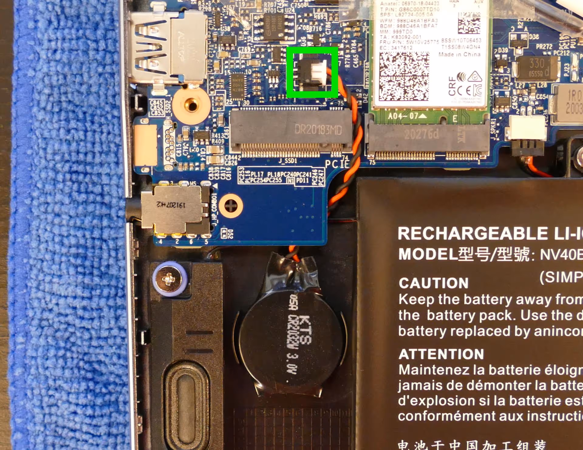 CMOS battery