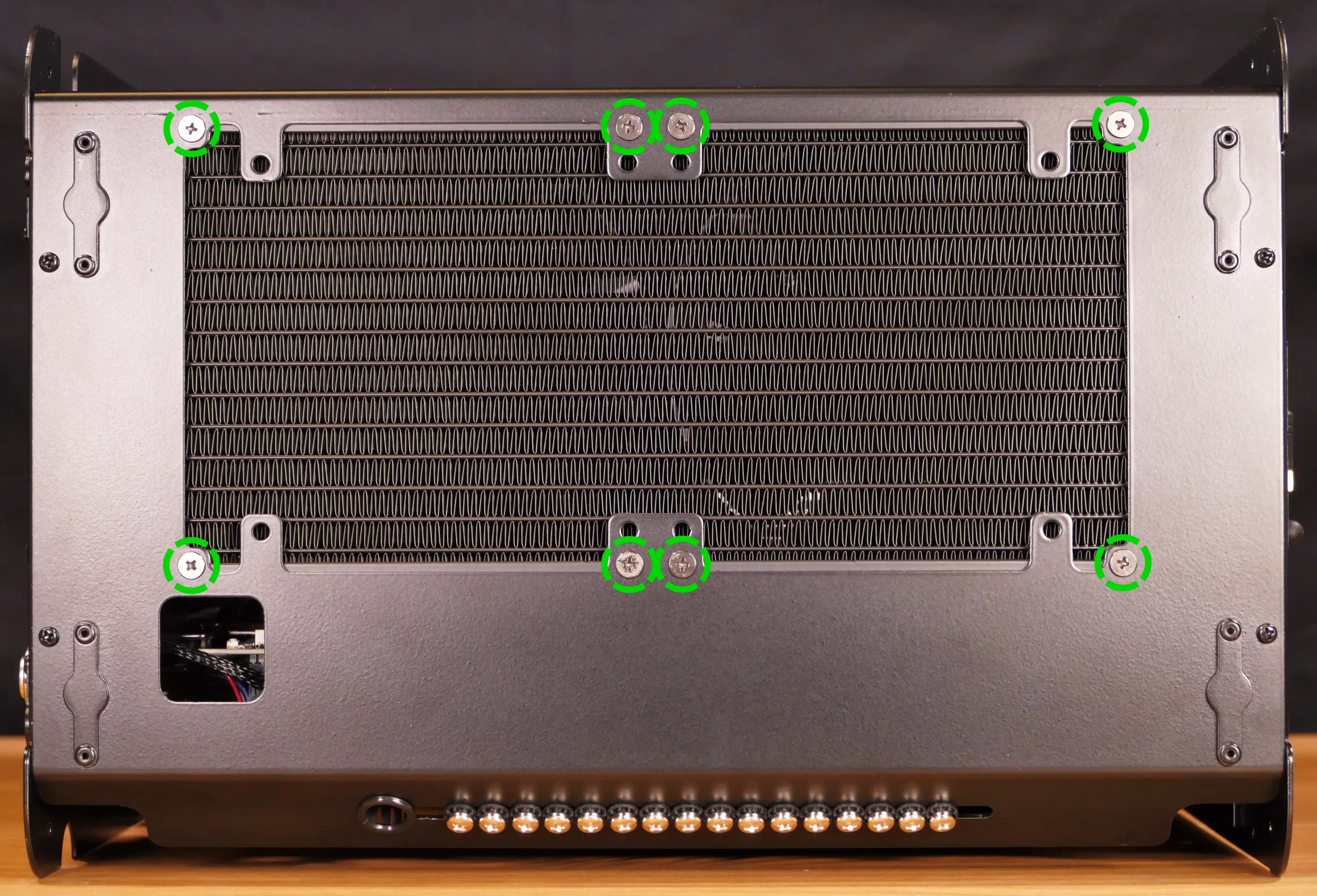 CPU cooler radiator screws