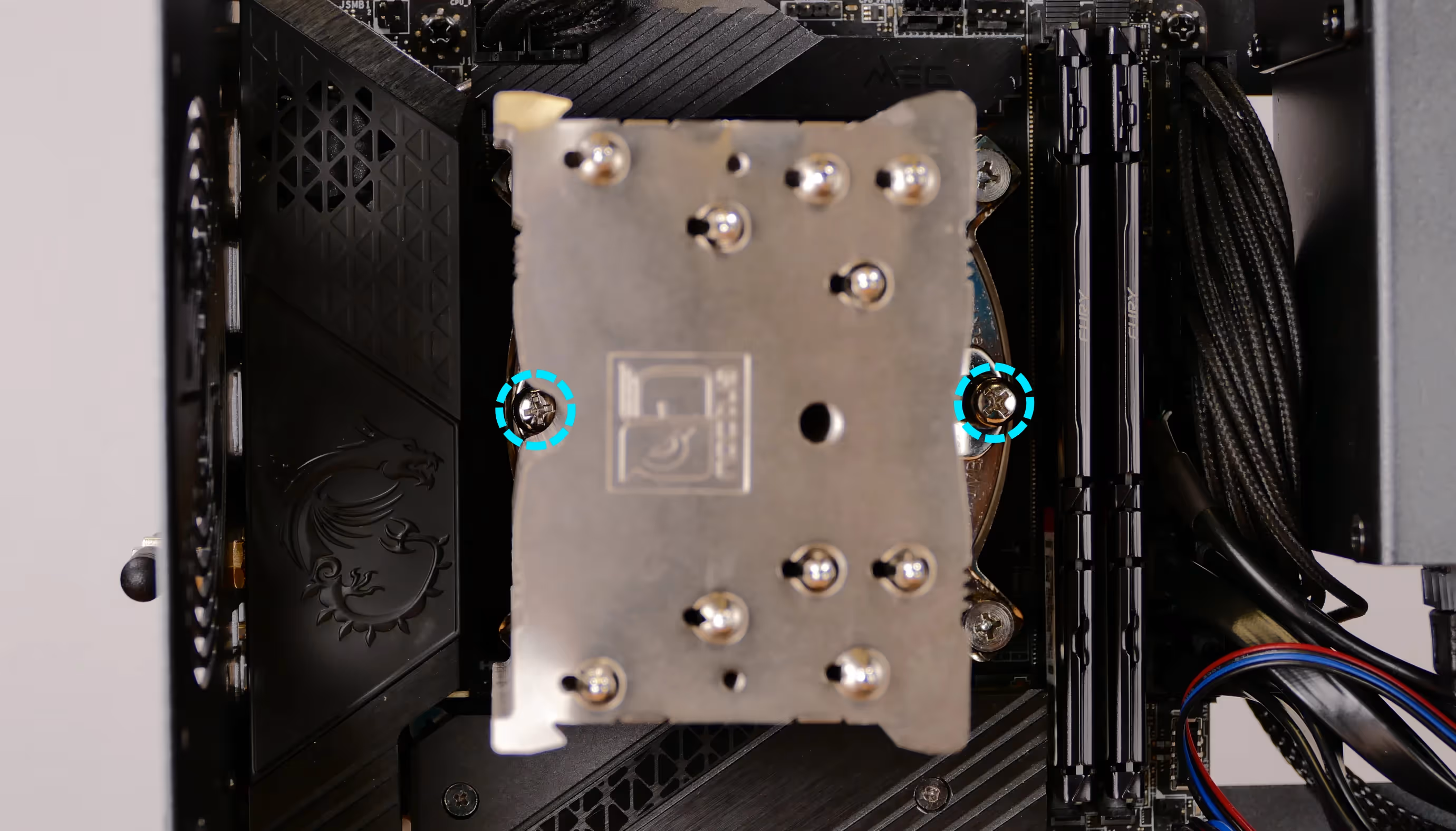 CPU cooler screws