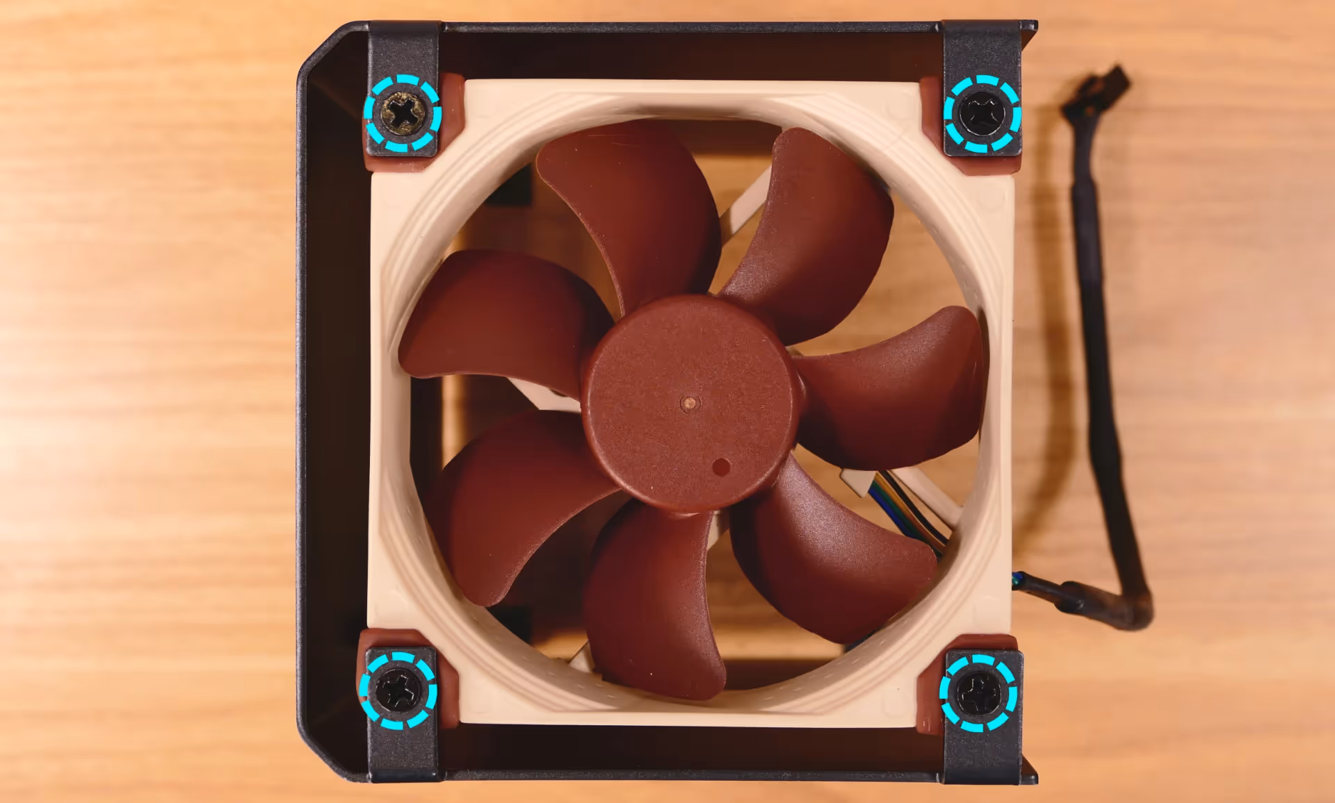 CPU duct fan screws