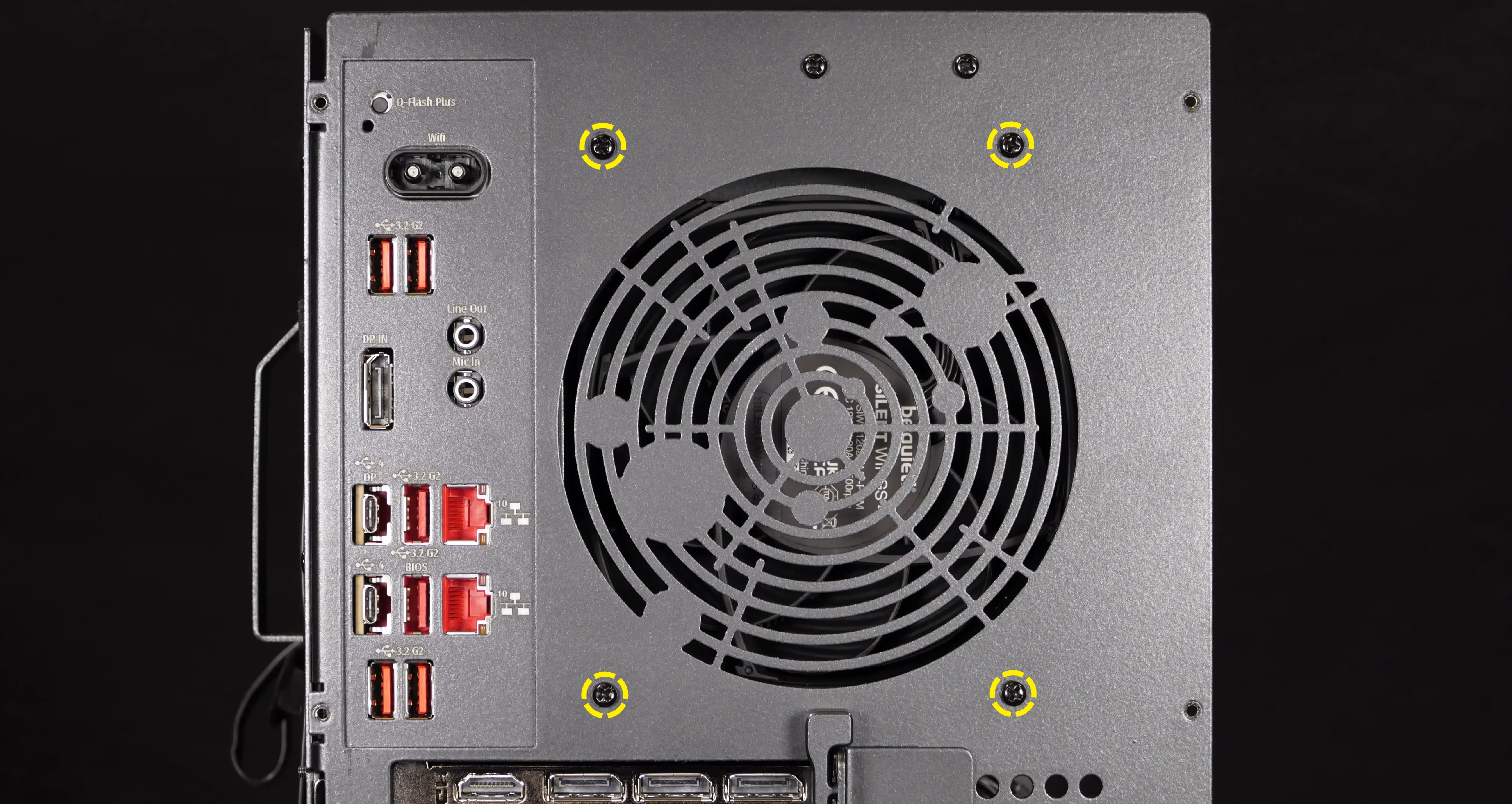 CPU duct screws