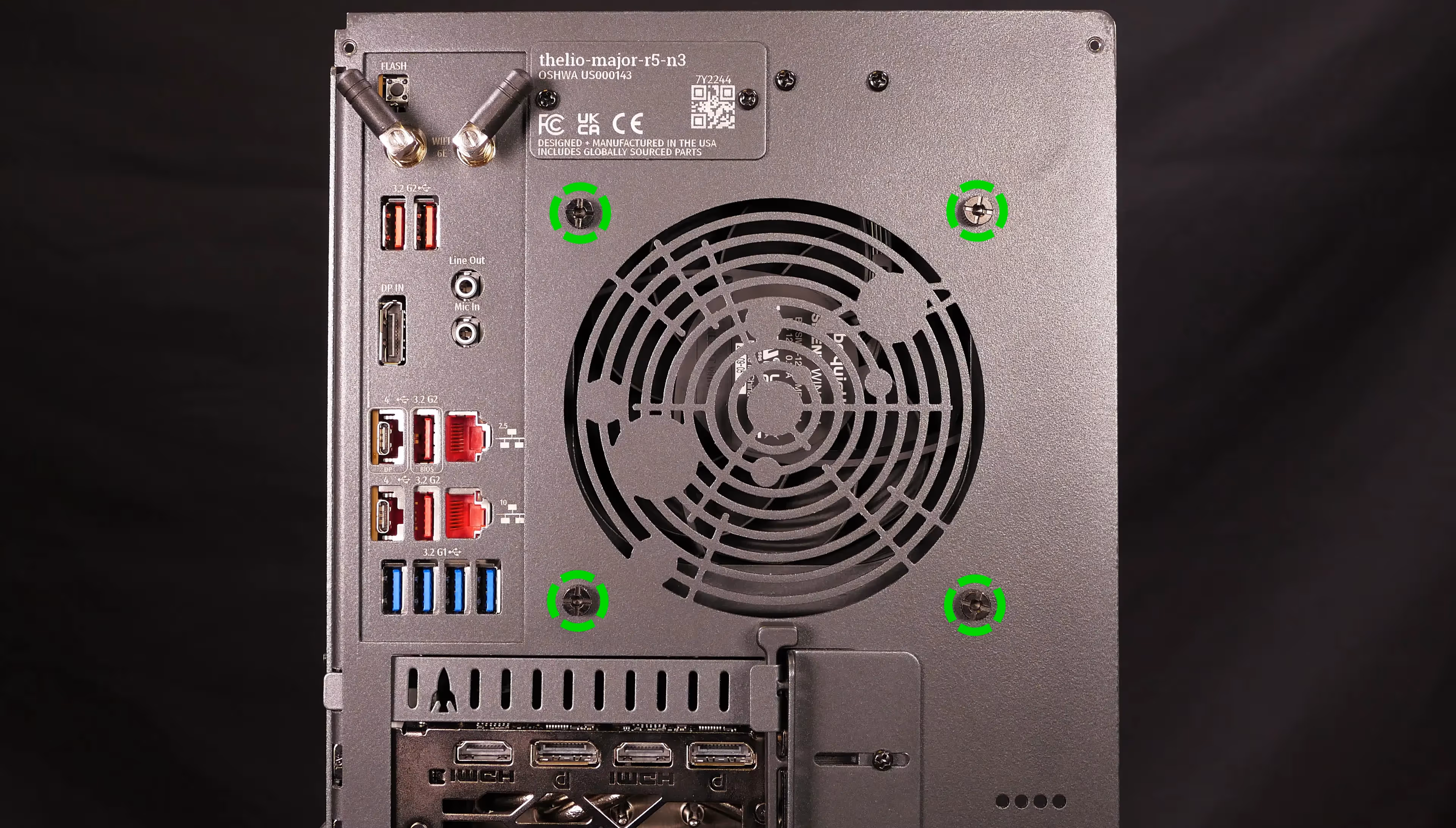 CPU duct thumbscrews (back)