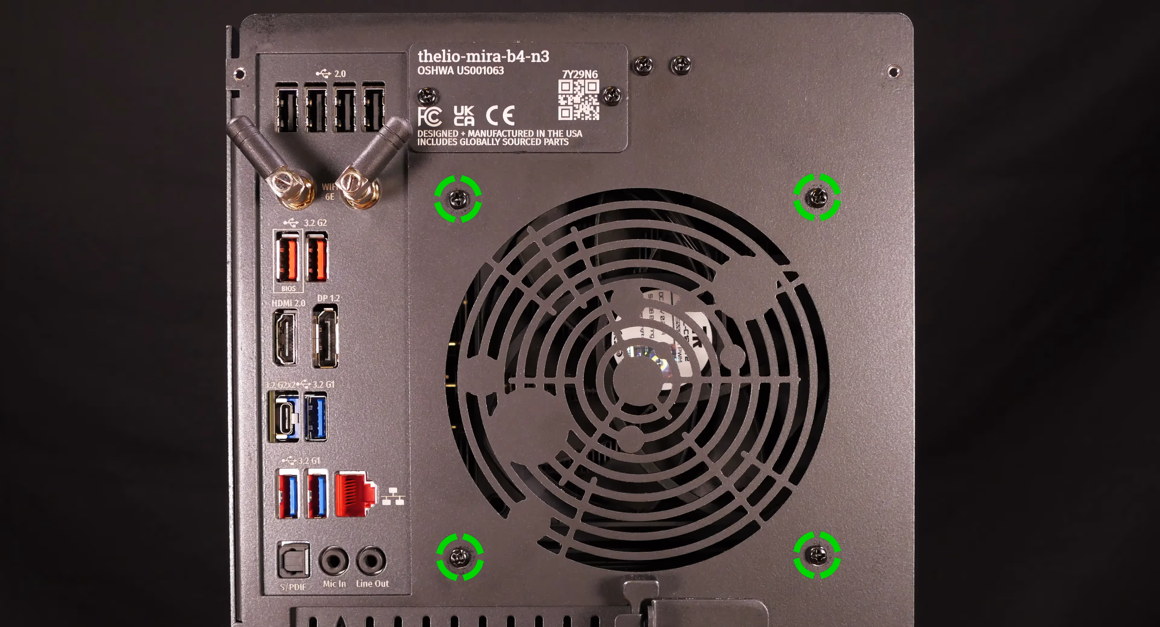 CPU duct thumbscrews (back)