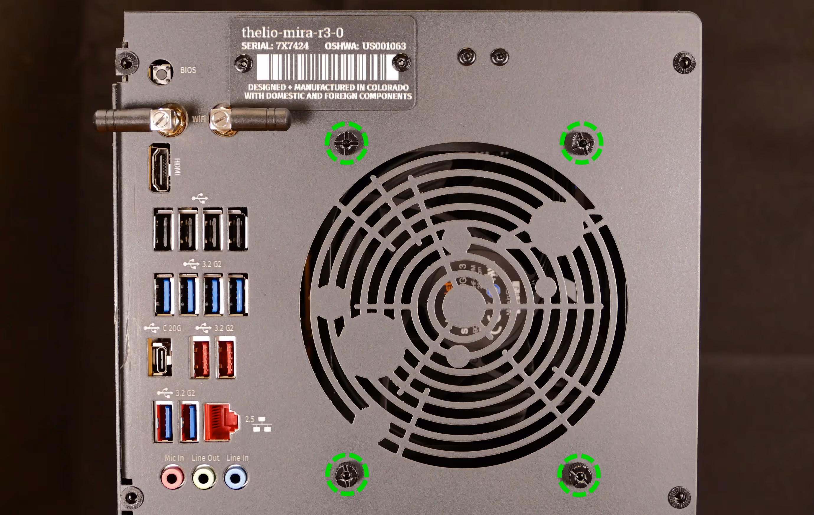 CPU duct screws