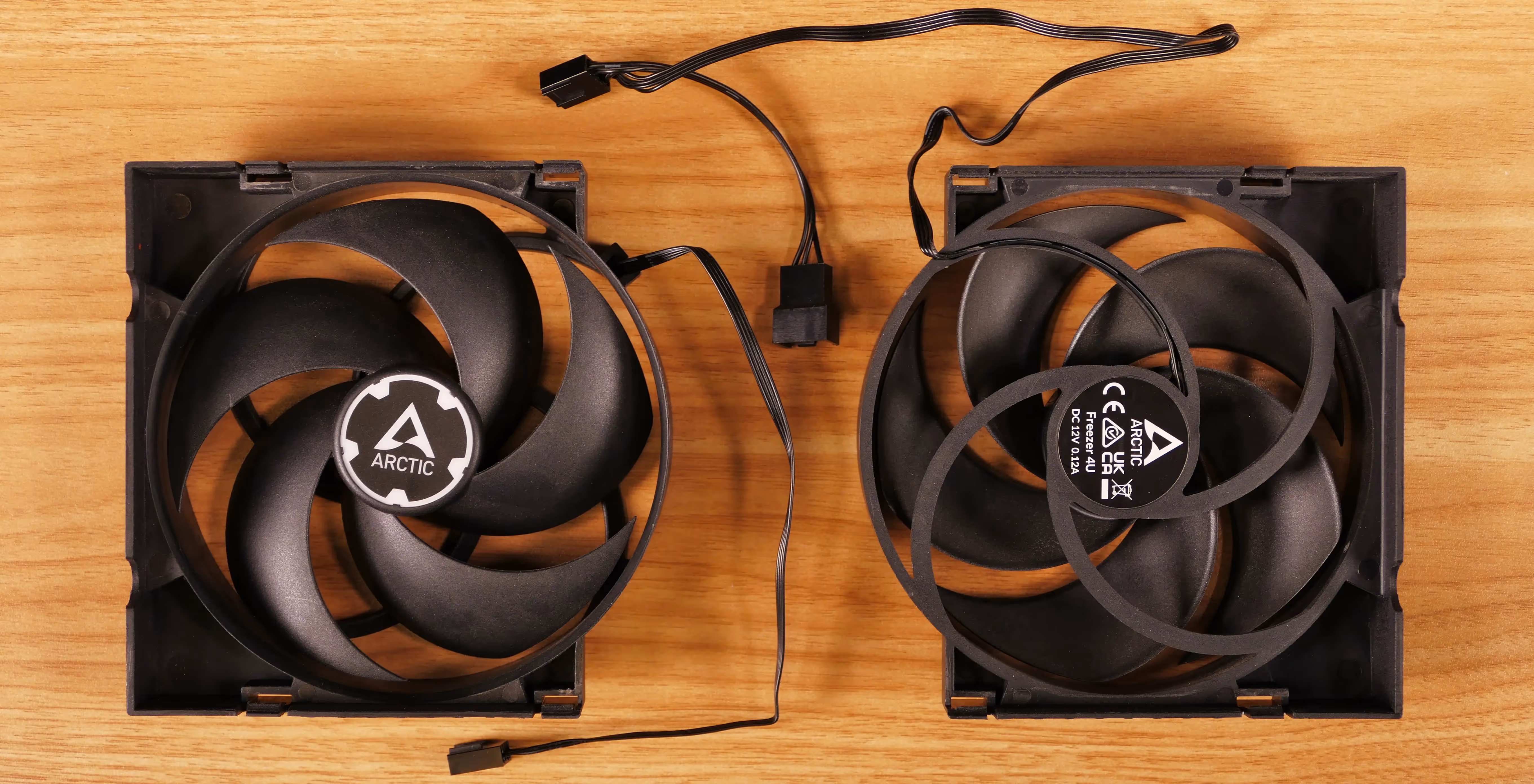 CPU heatsink fans (removed)