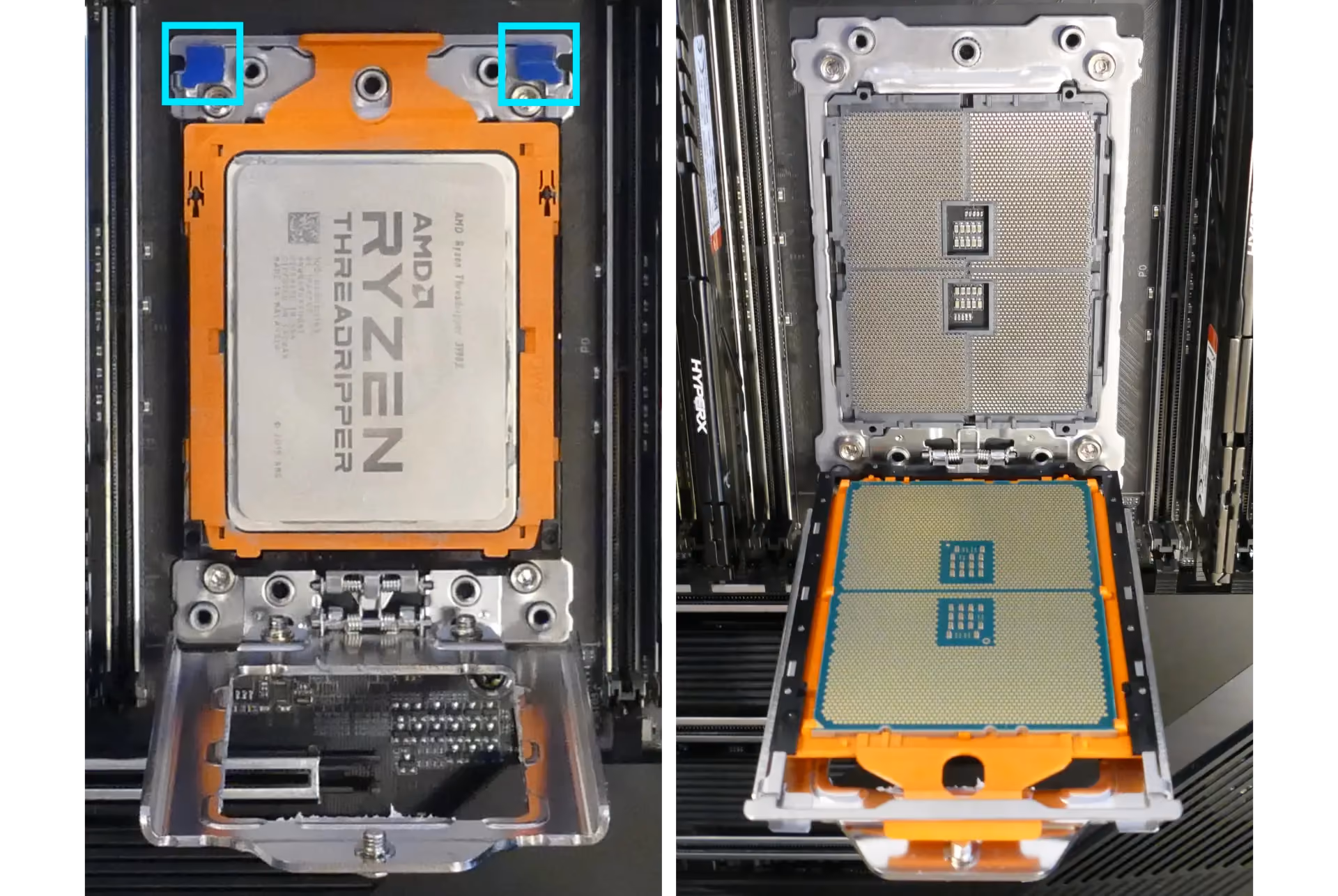 CPU holder lowering