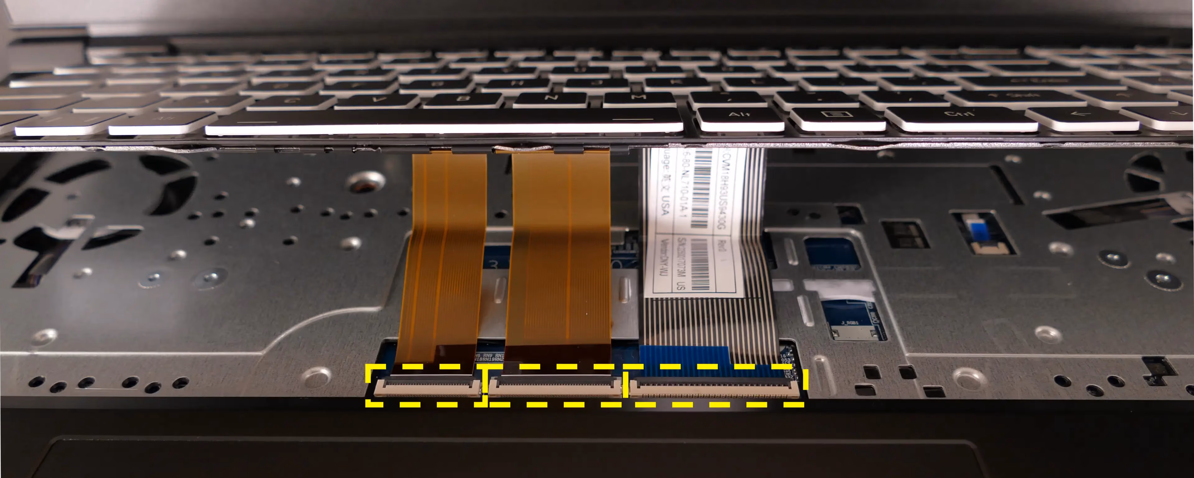 Keyboard ribbons