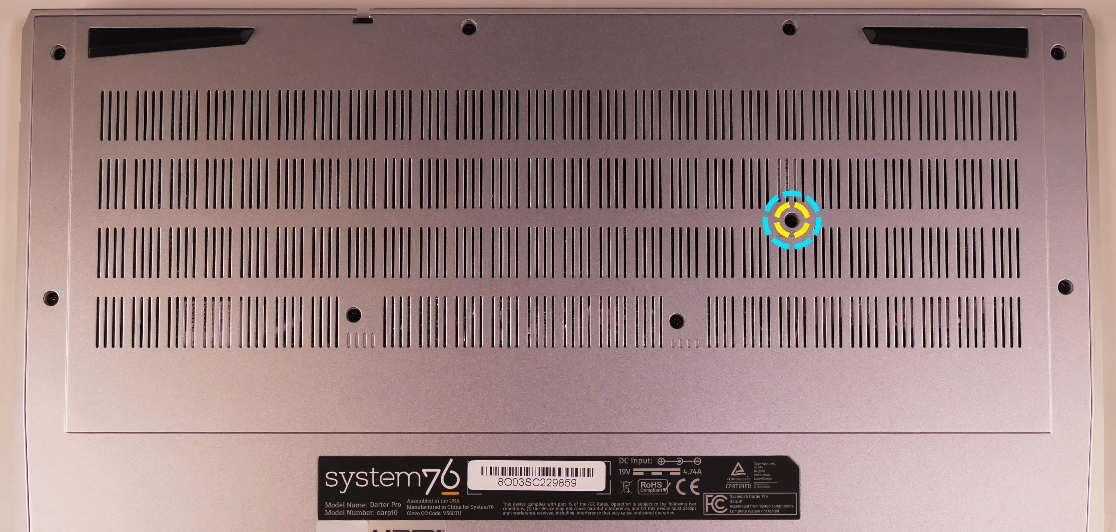 Keyboard screws (16")
