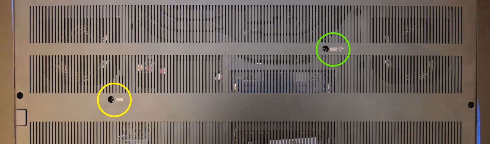 Keyboard screws