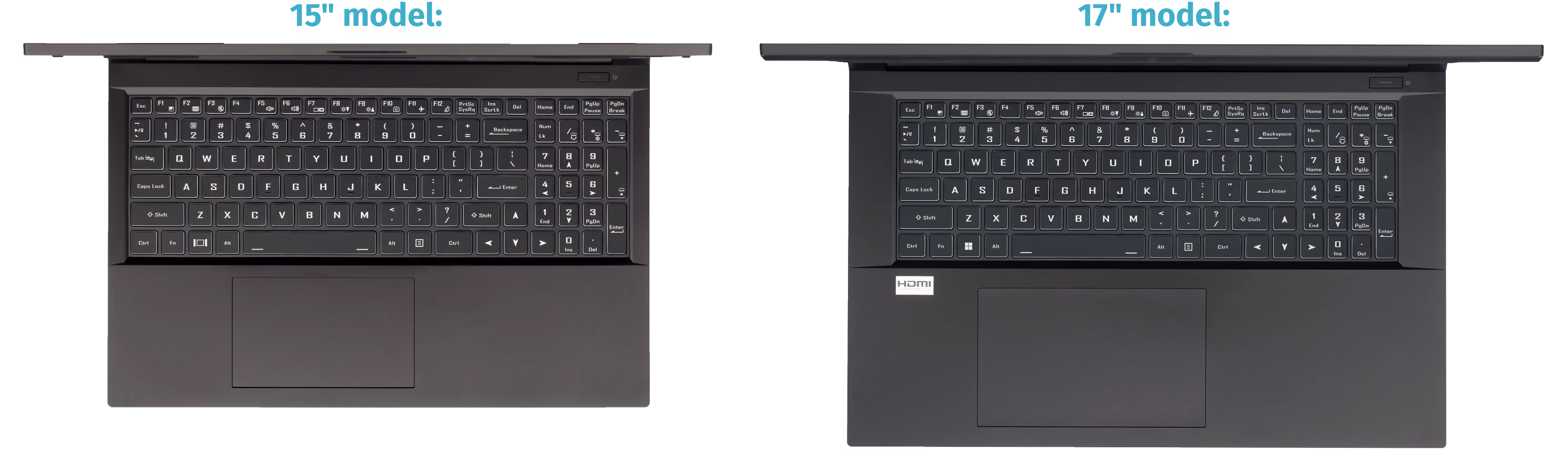 Keyboard & Touchpad