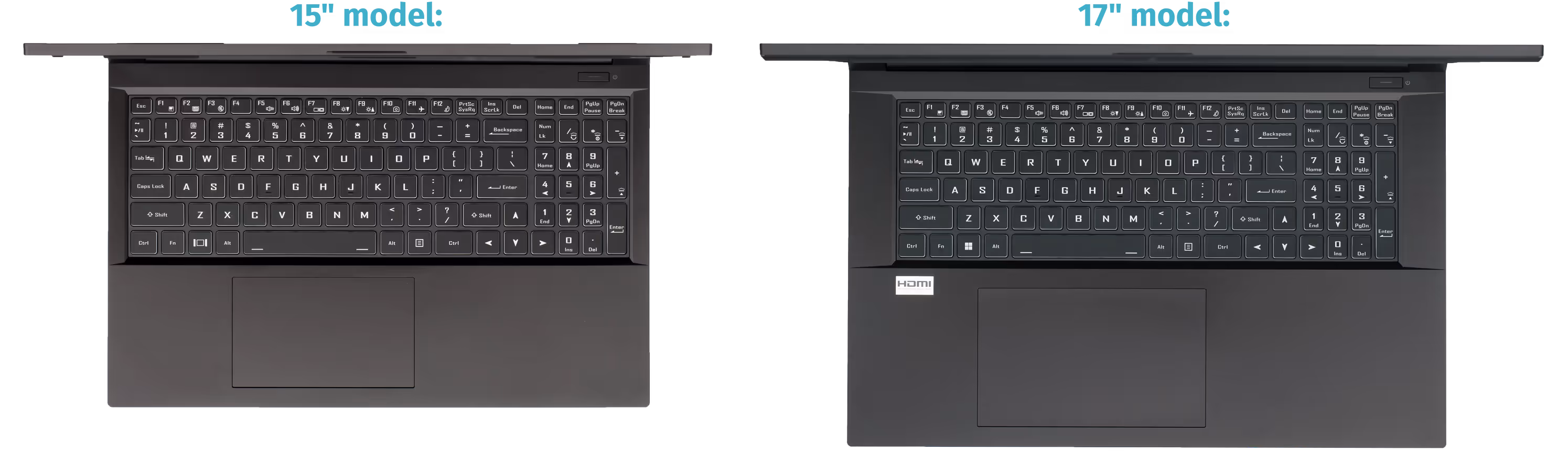 Keyboard & Touchpad