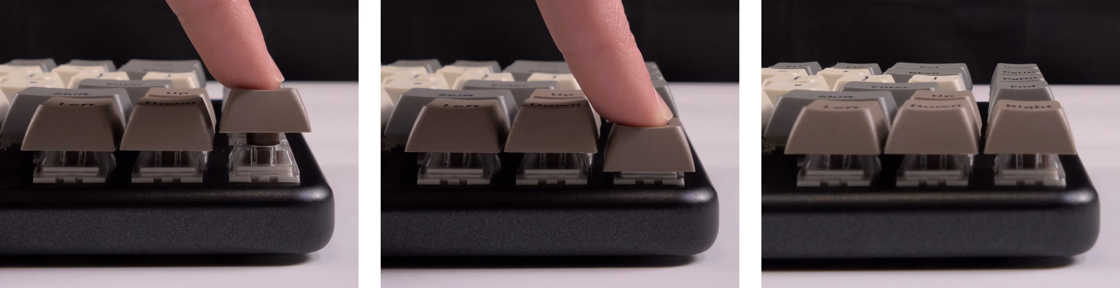 Installing a keycap