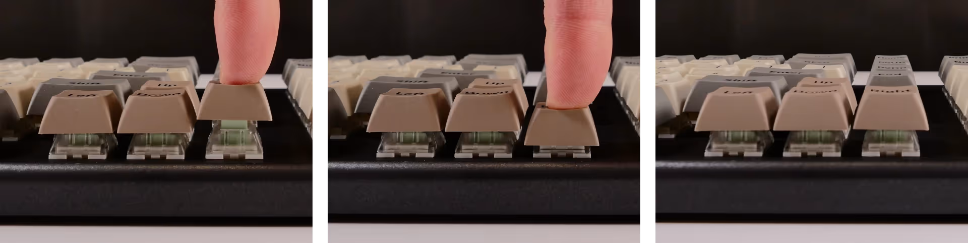 Installing a keycap