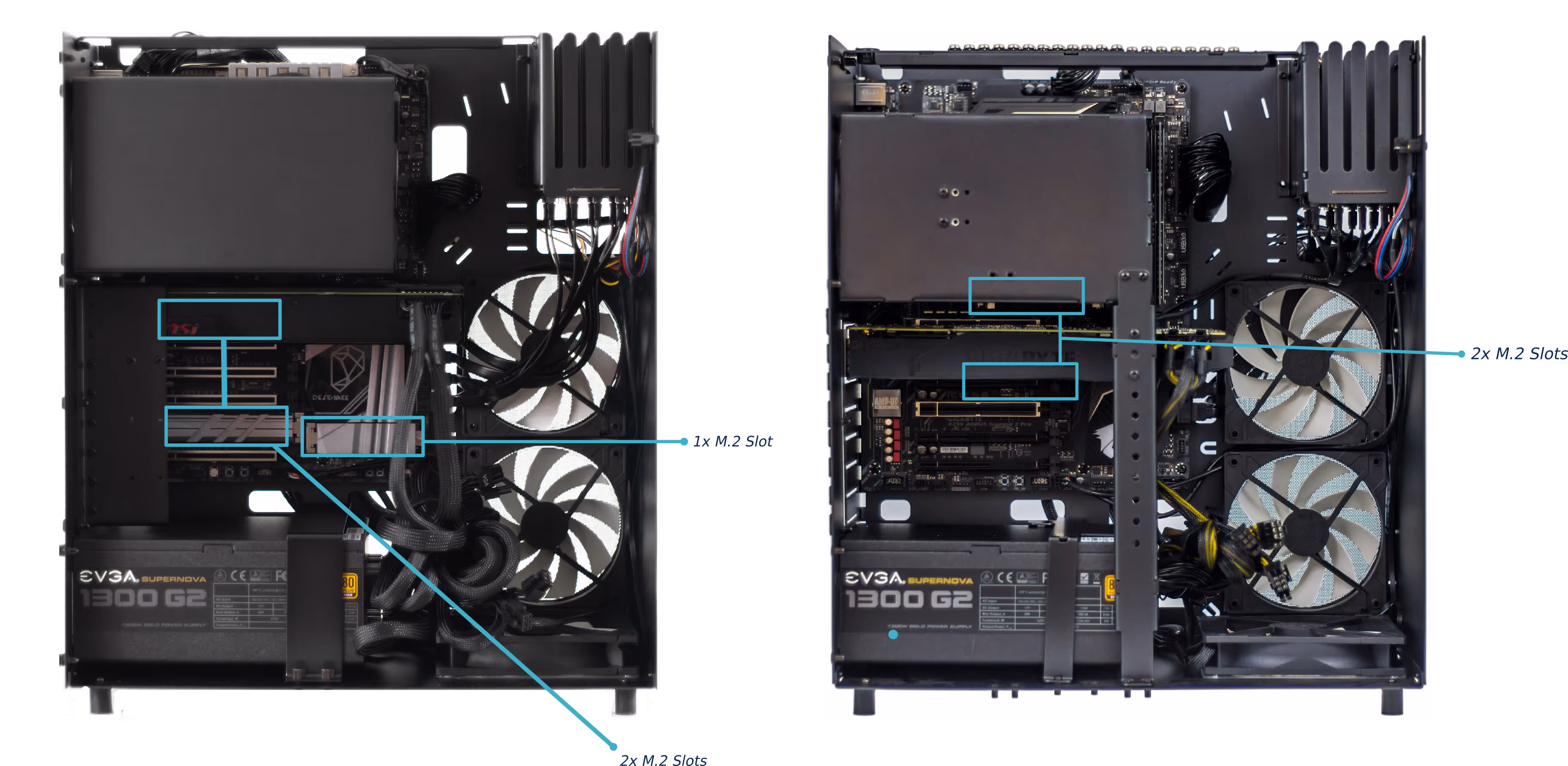 Thelio Major's front M.2 drive slots