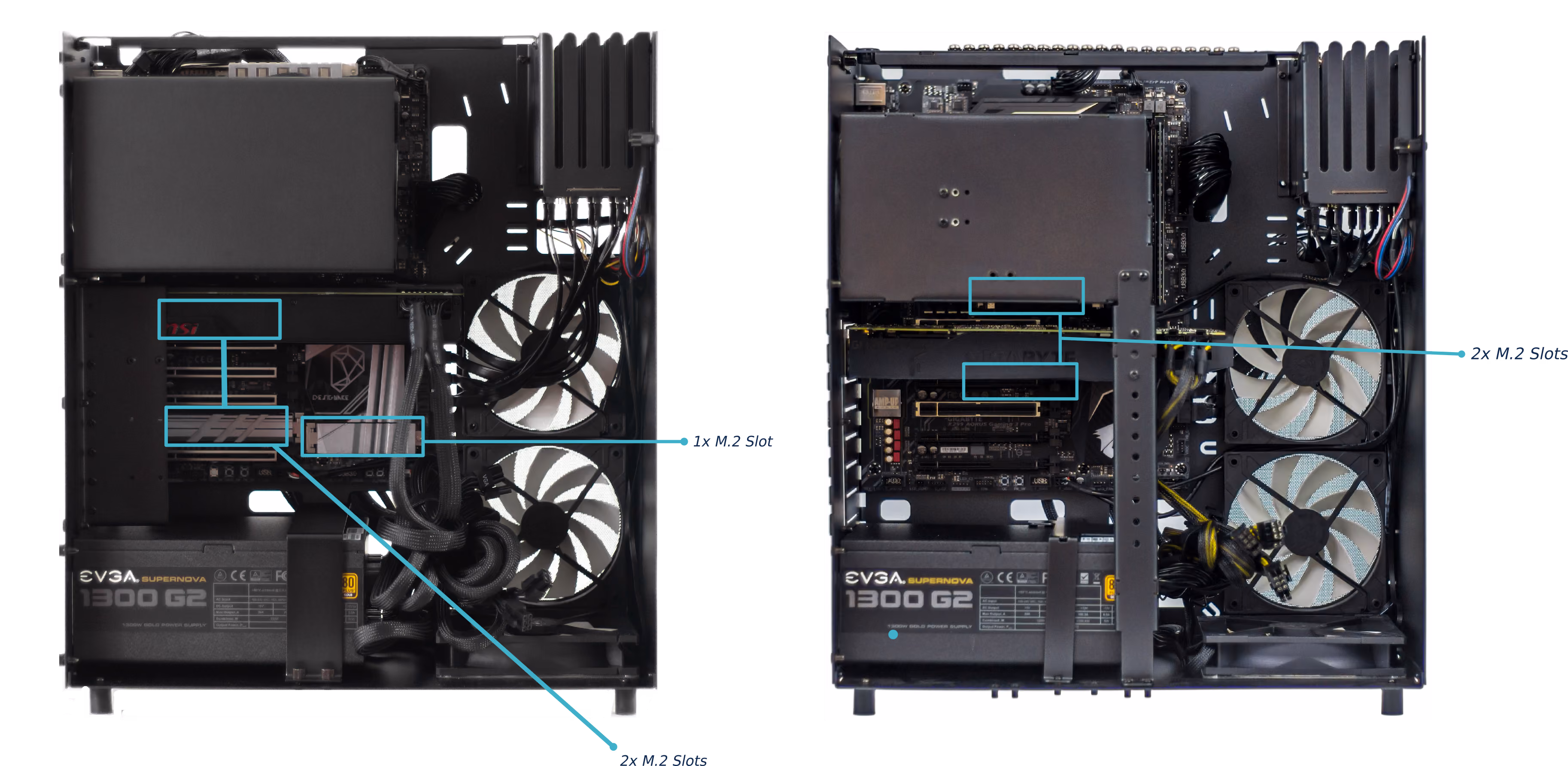 Thelio Major's front M.2 drive slots