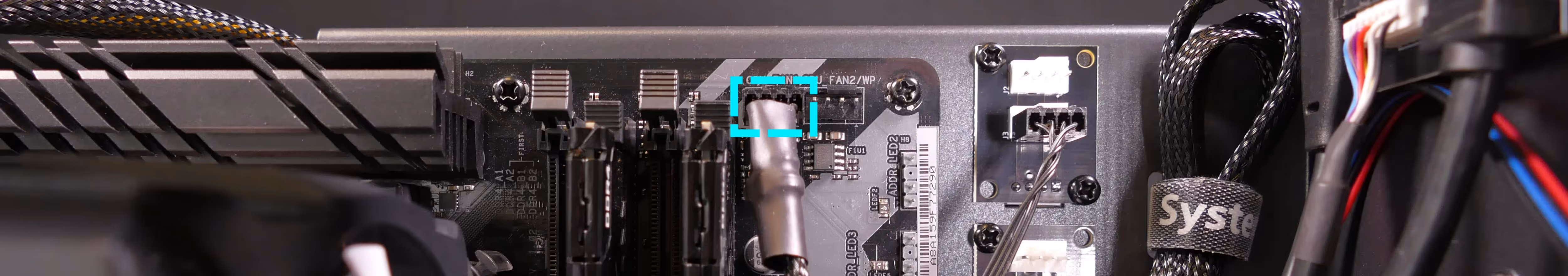 Motherboard CPU output header