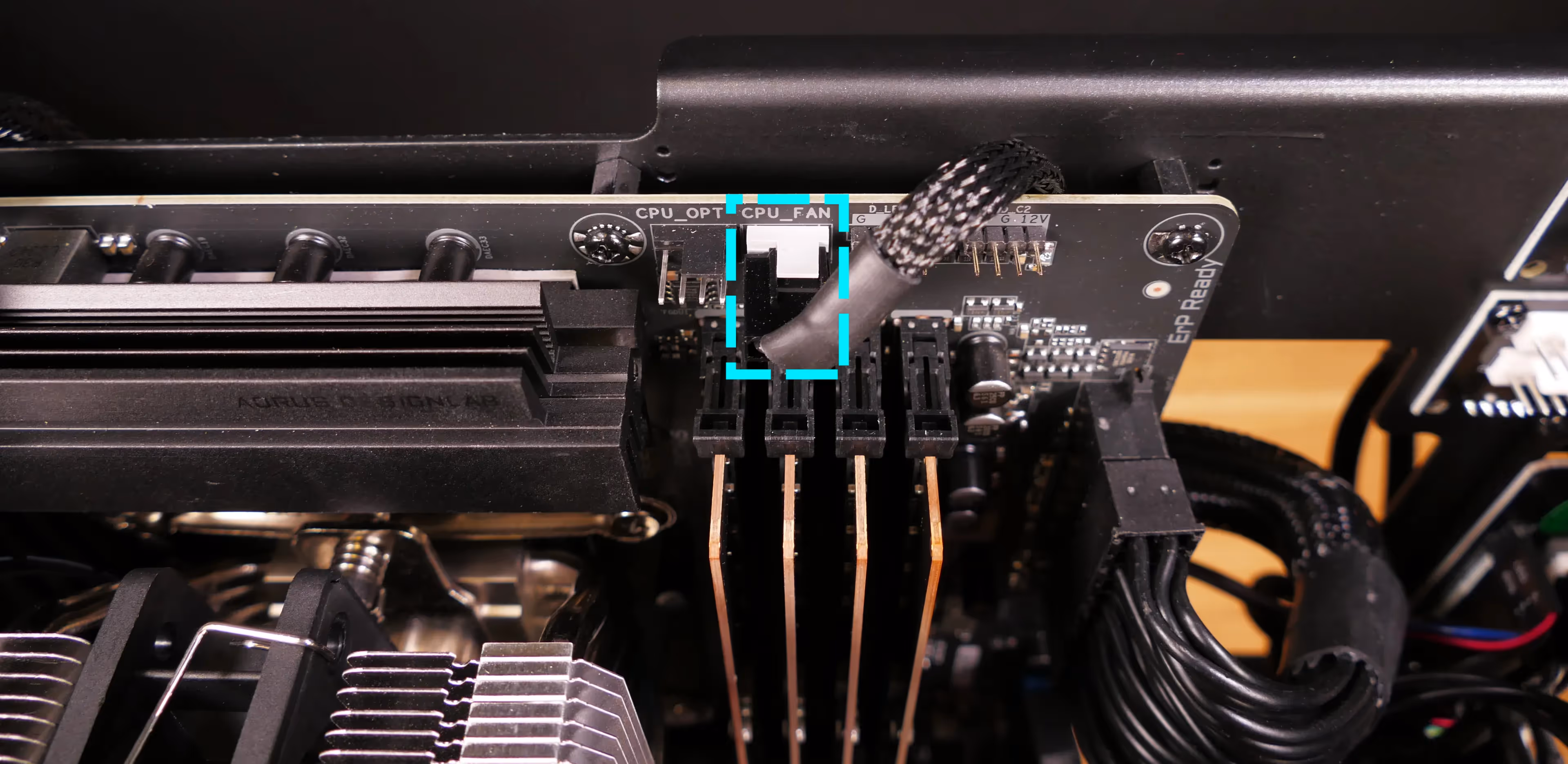 Motherboard CPU output header