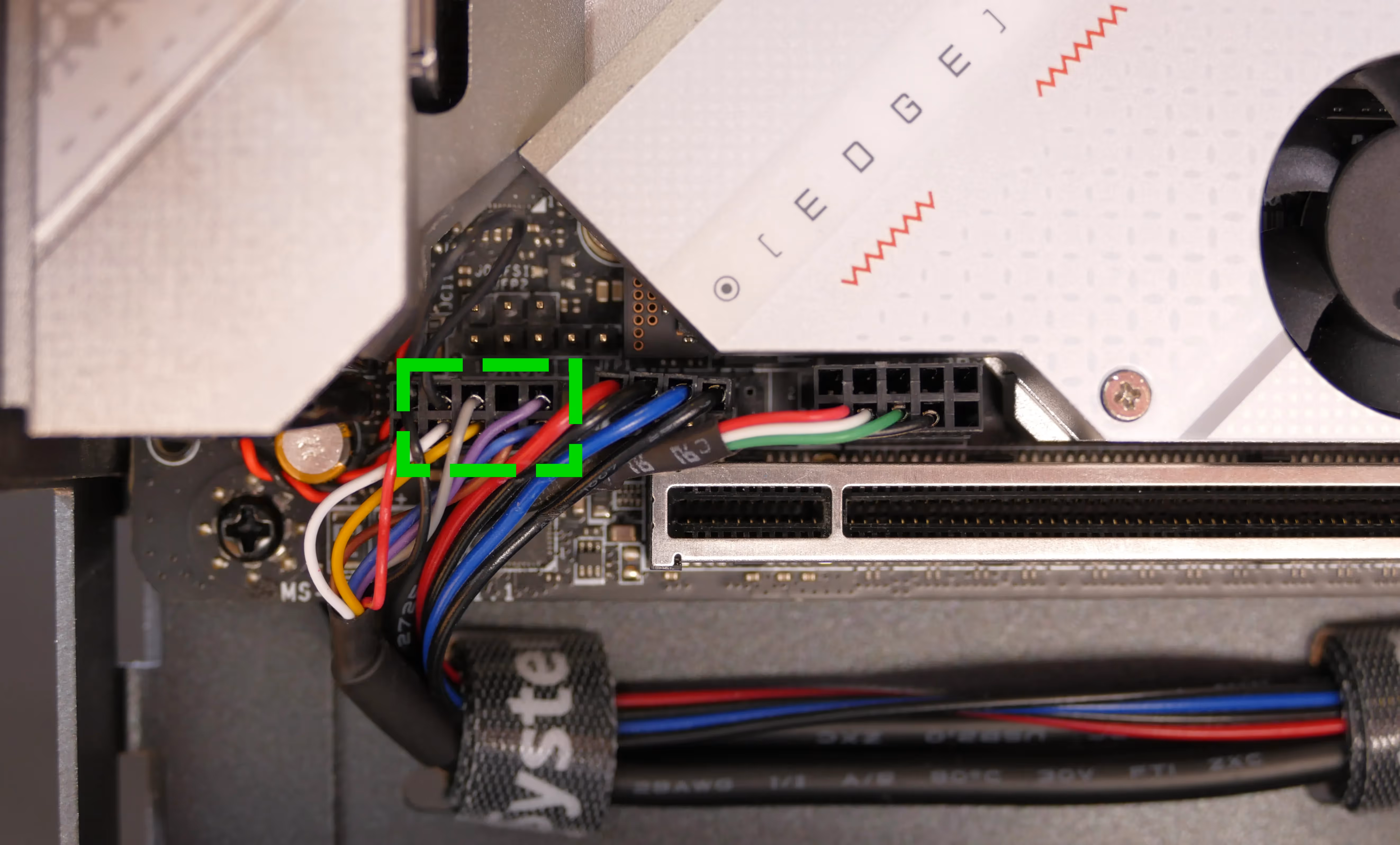 Top I/O audio header