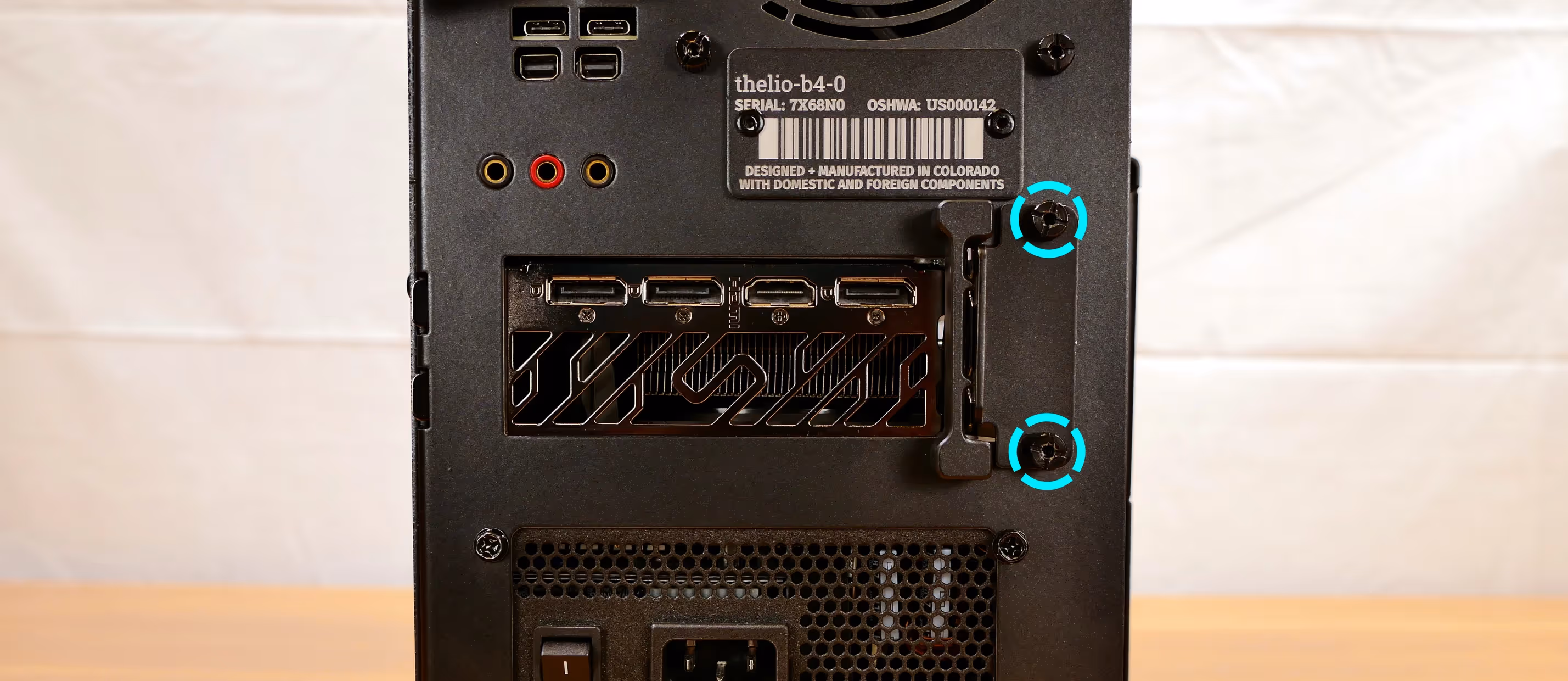 PCIe bracket screws