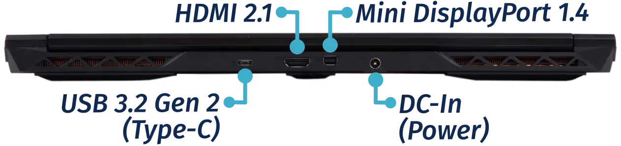 15" Back Ports