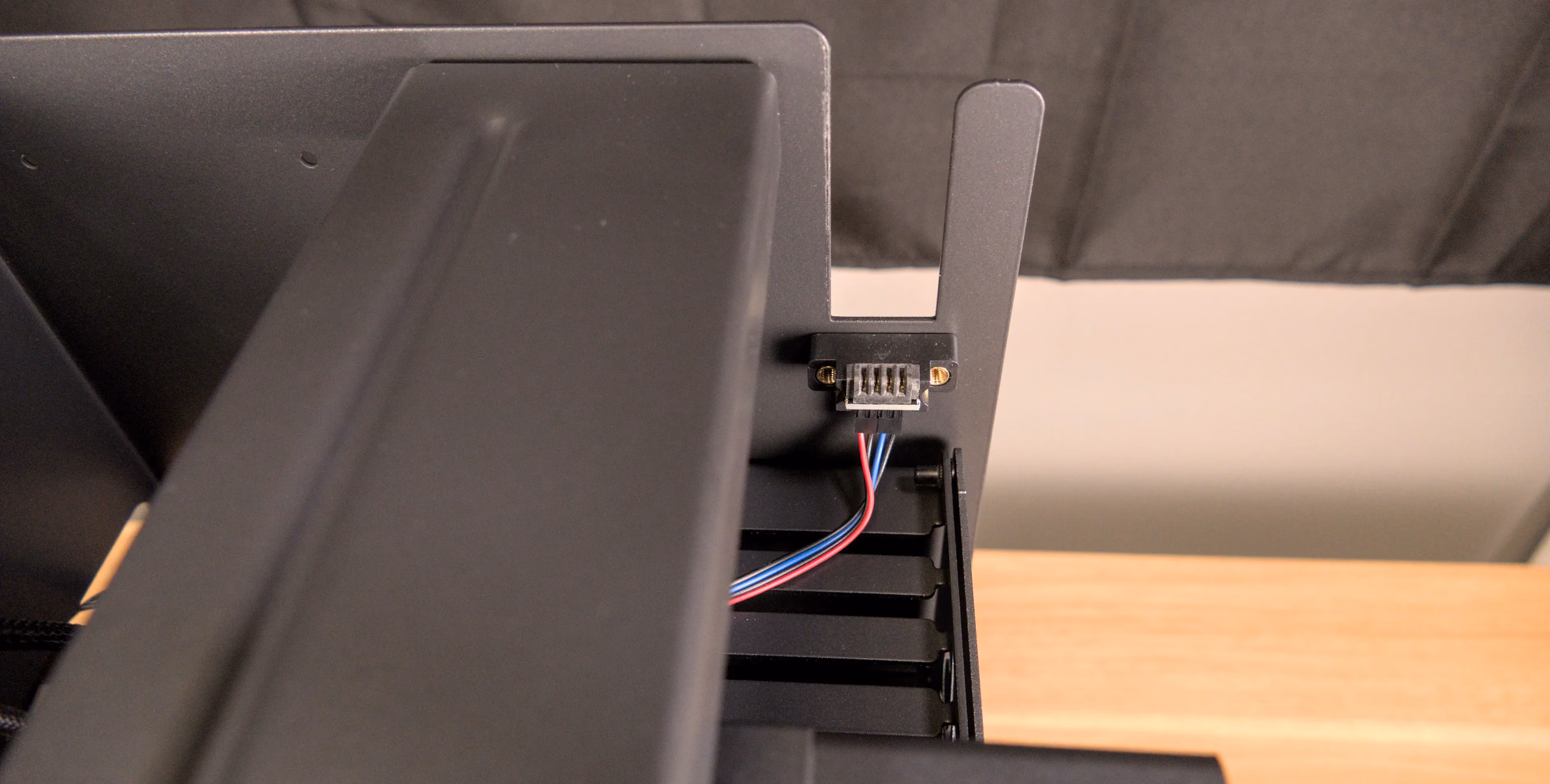 Power button receptacle