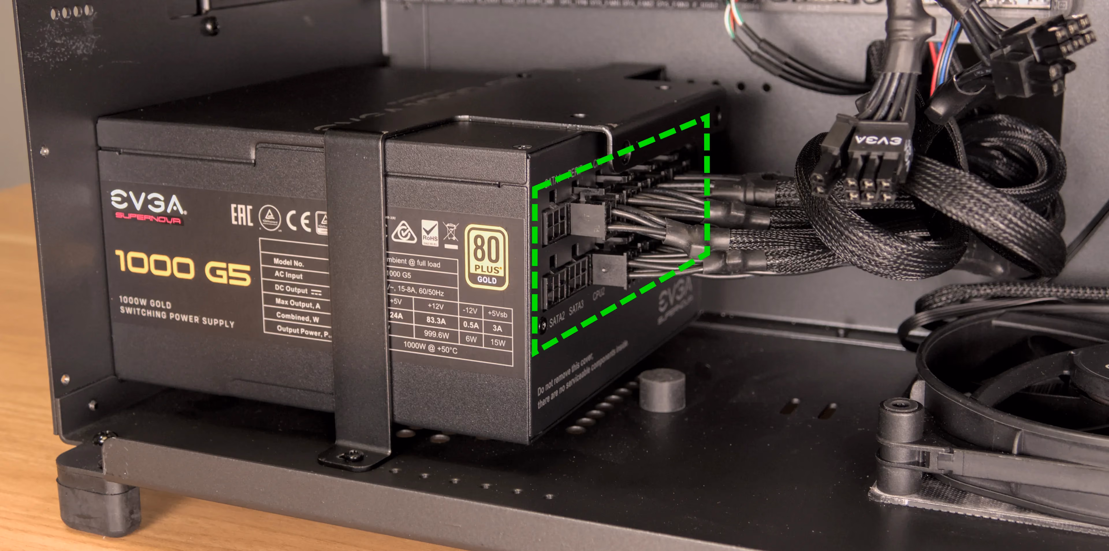 PSU cabling