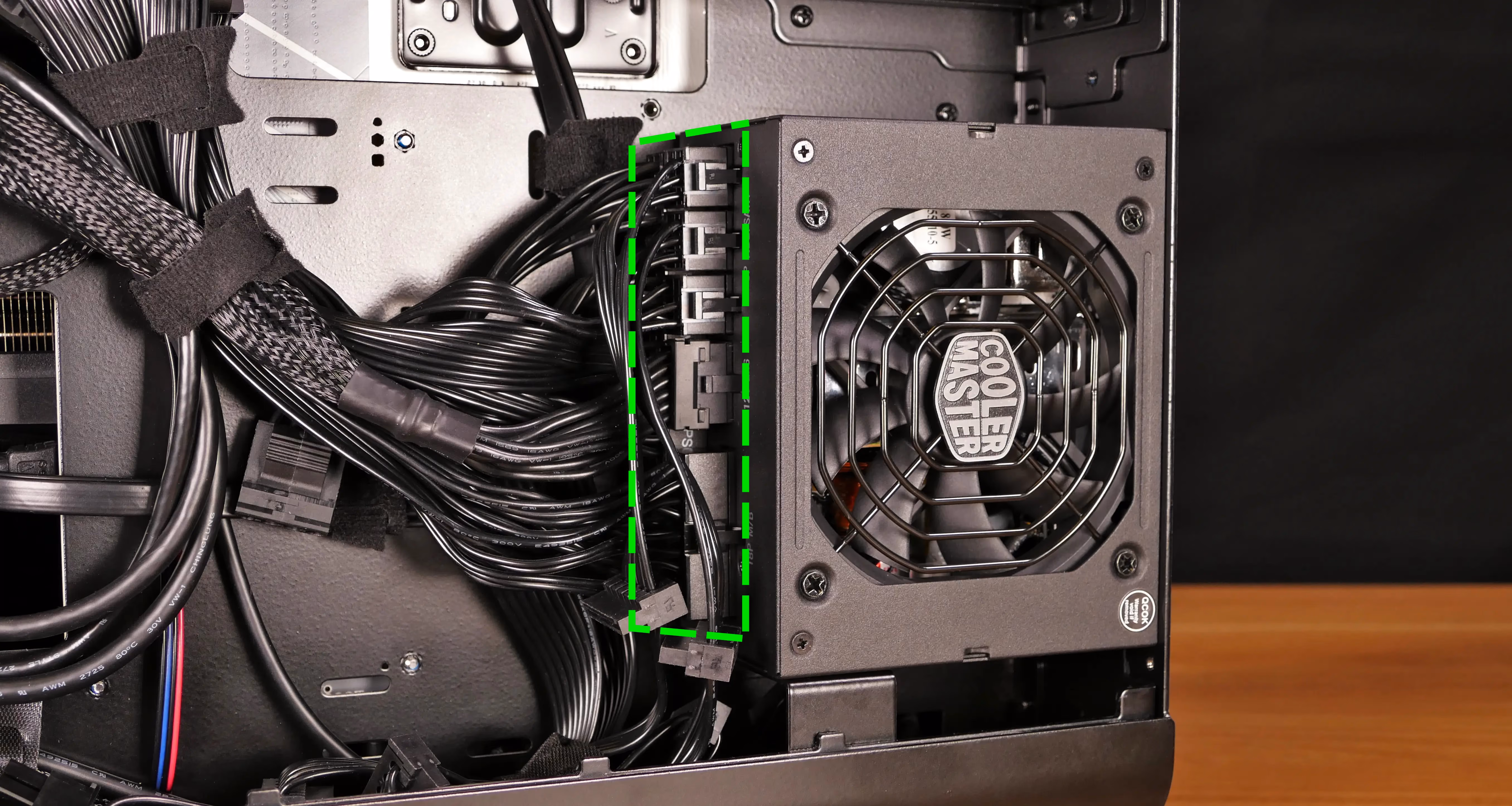 PSU cabling
