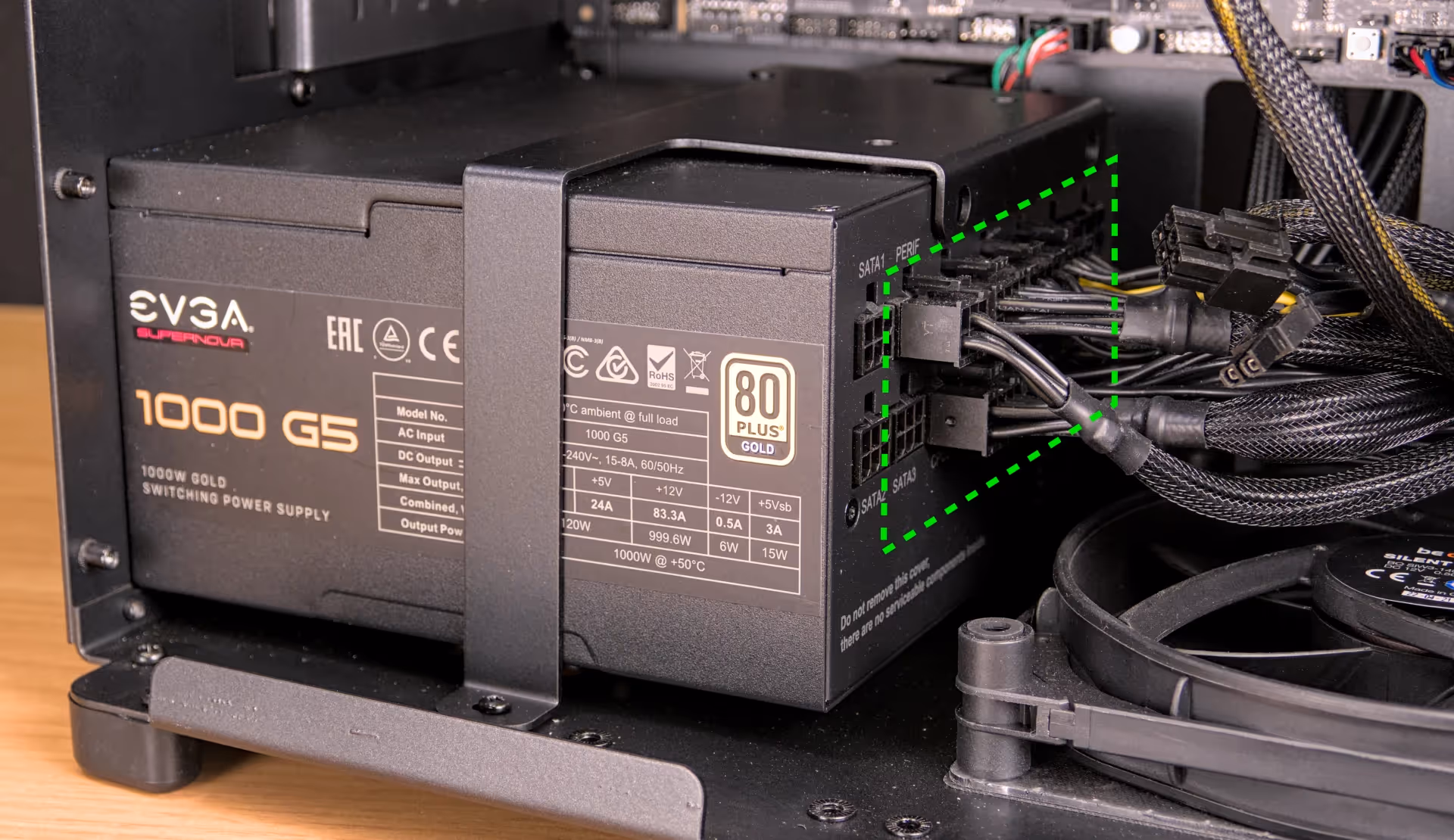 PSU cabling