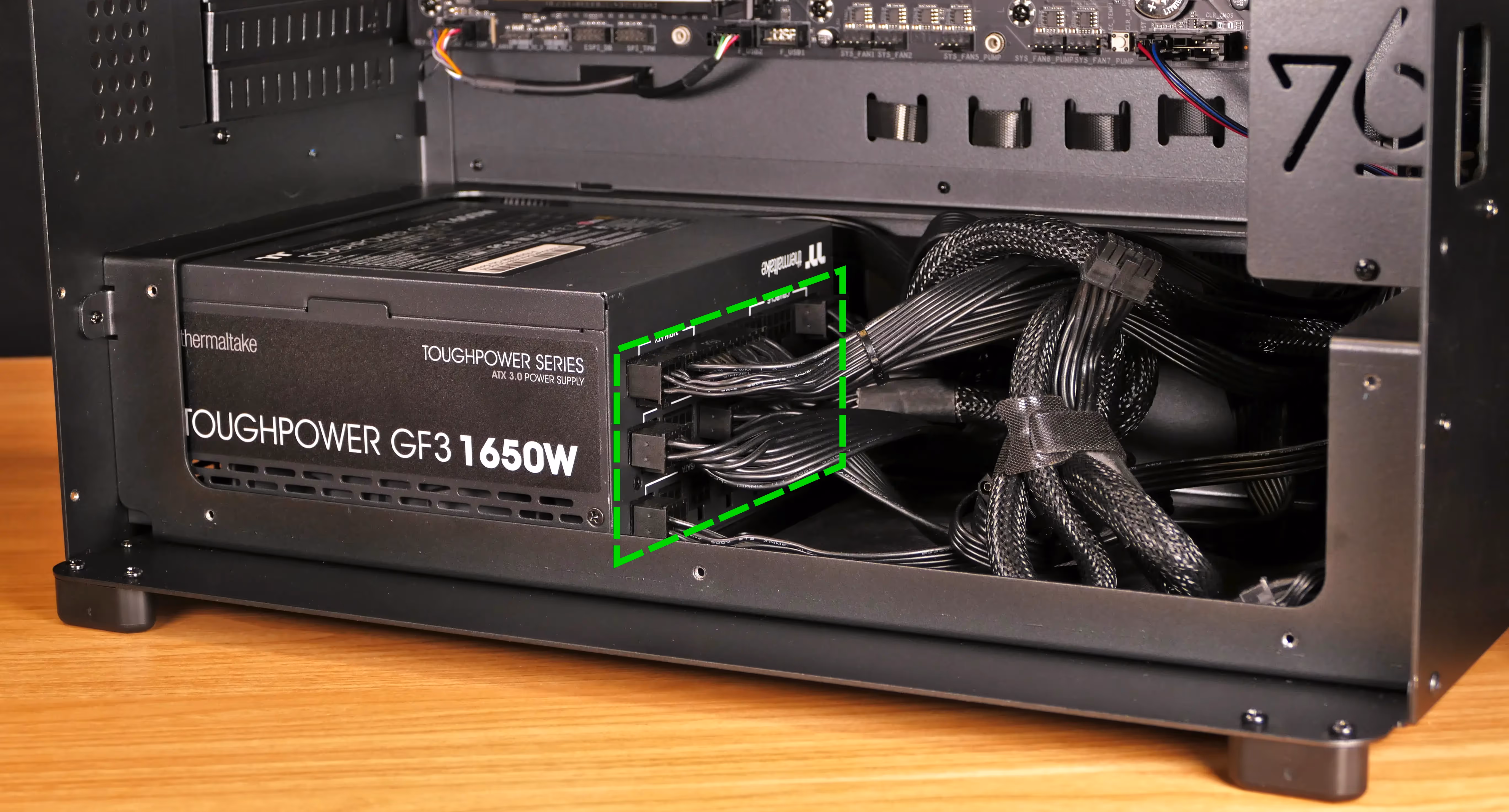 PSU cabling