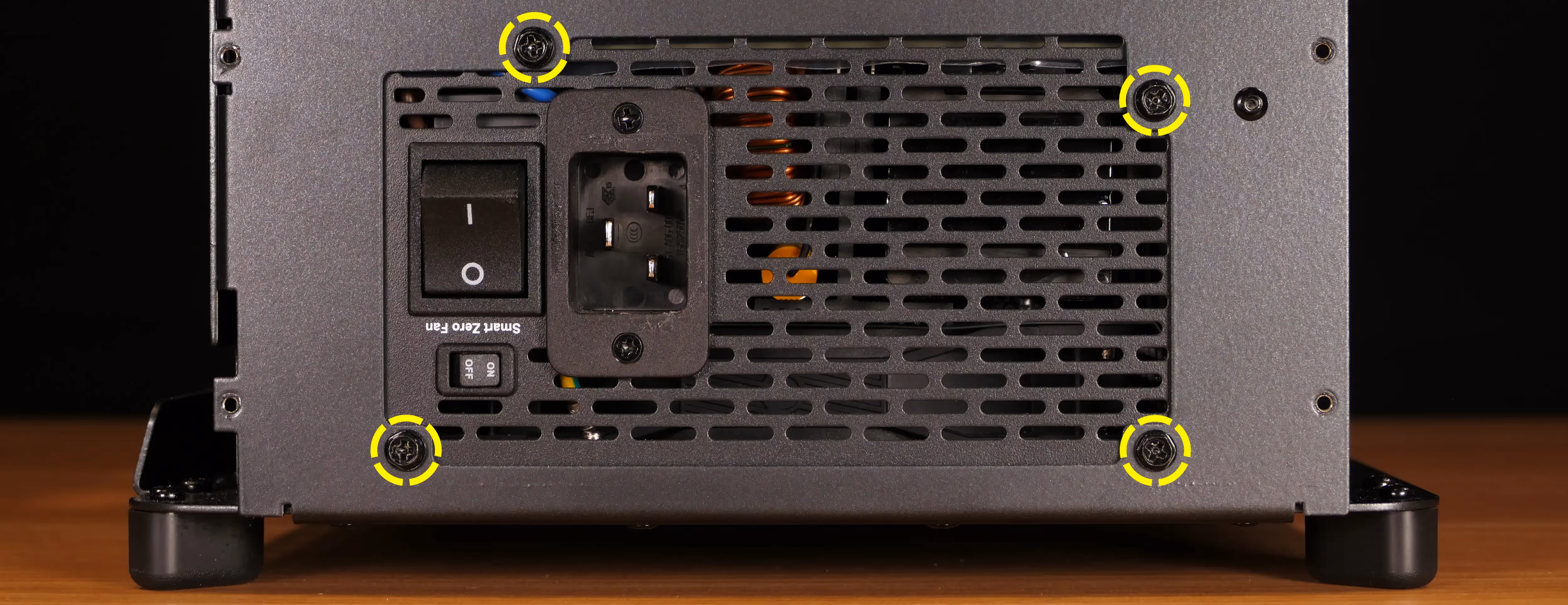 PSU back screws