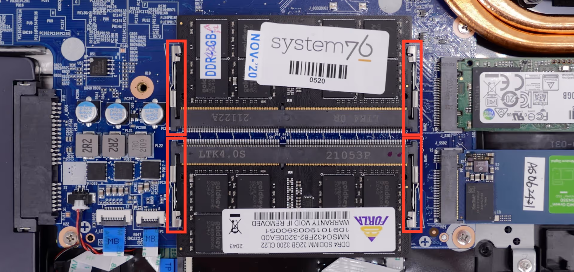 RAM slots