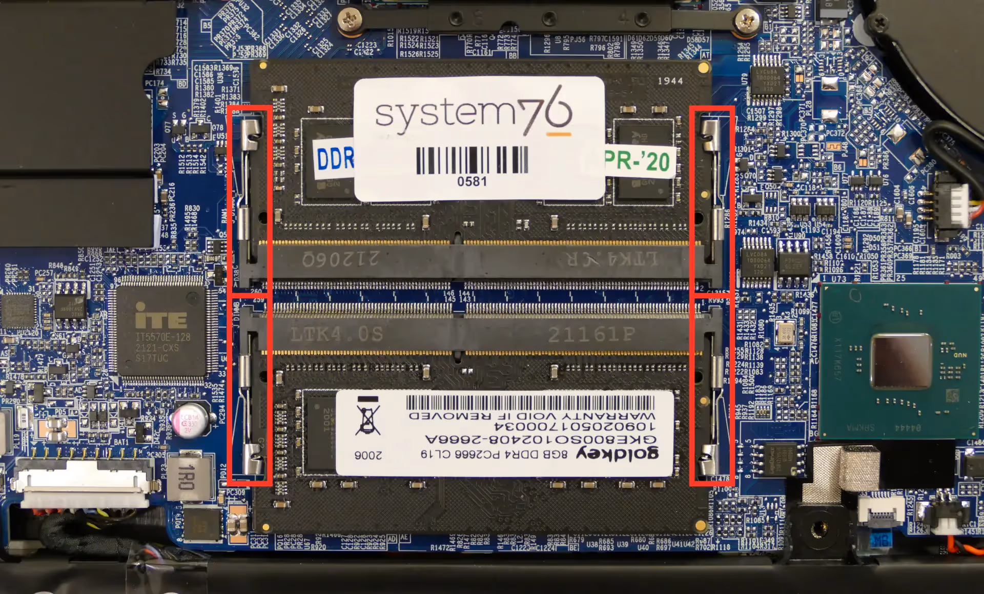 RAM removal