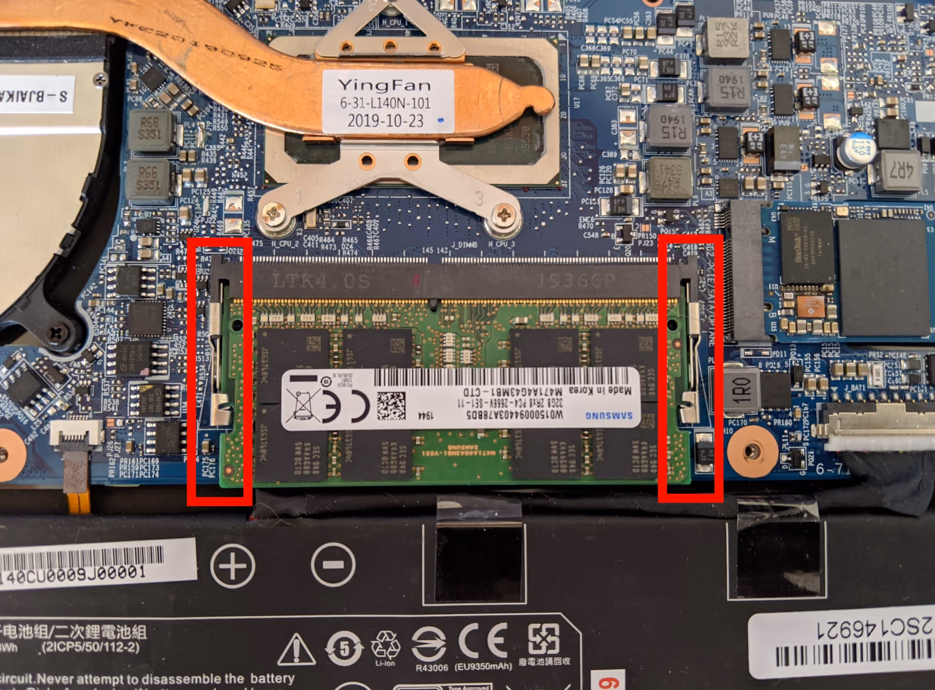 RAM tabs